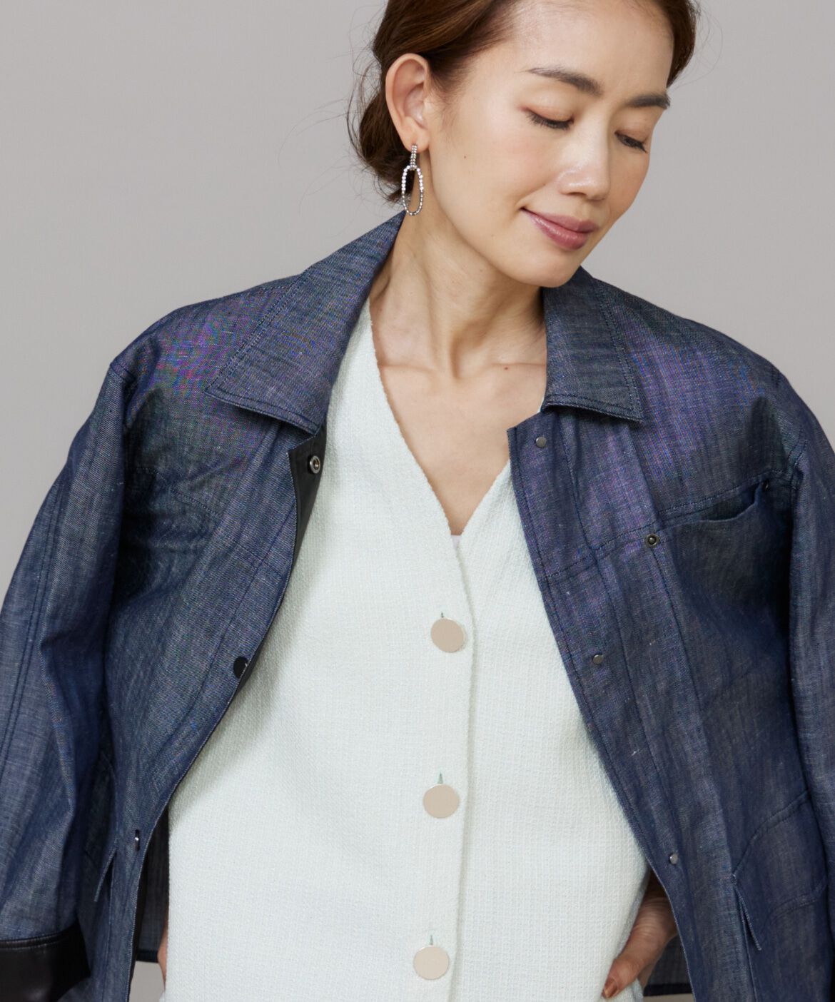 Le Souk「《大きいサイズ》オーバーサイズデニムジャケット」|その他|