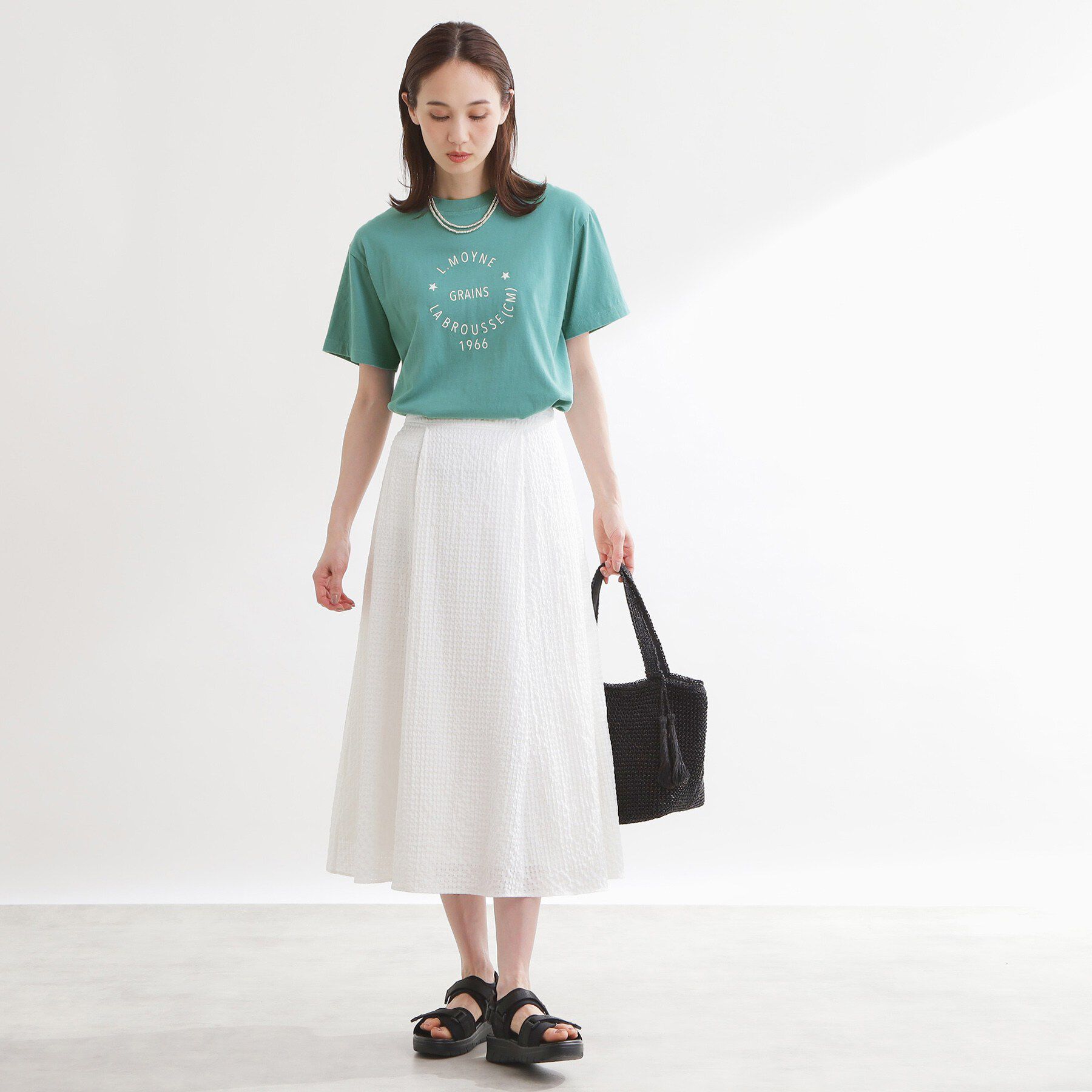 Reflect「【REGENCY WORKS／Reflect別注カラーあり】サークルモチーフTシャツ」|Tシャツ・カットソー|