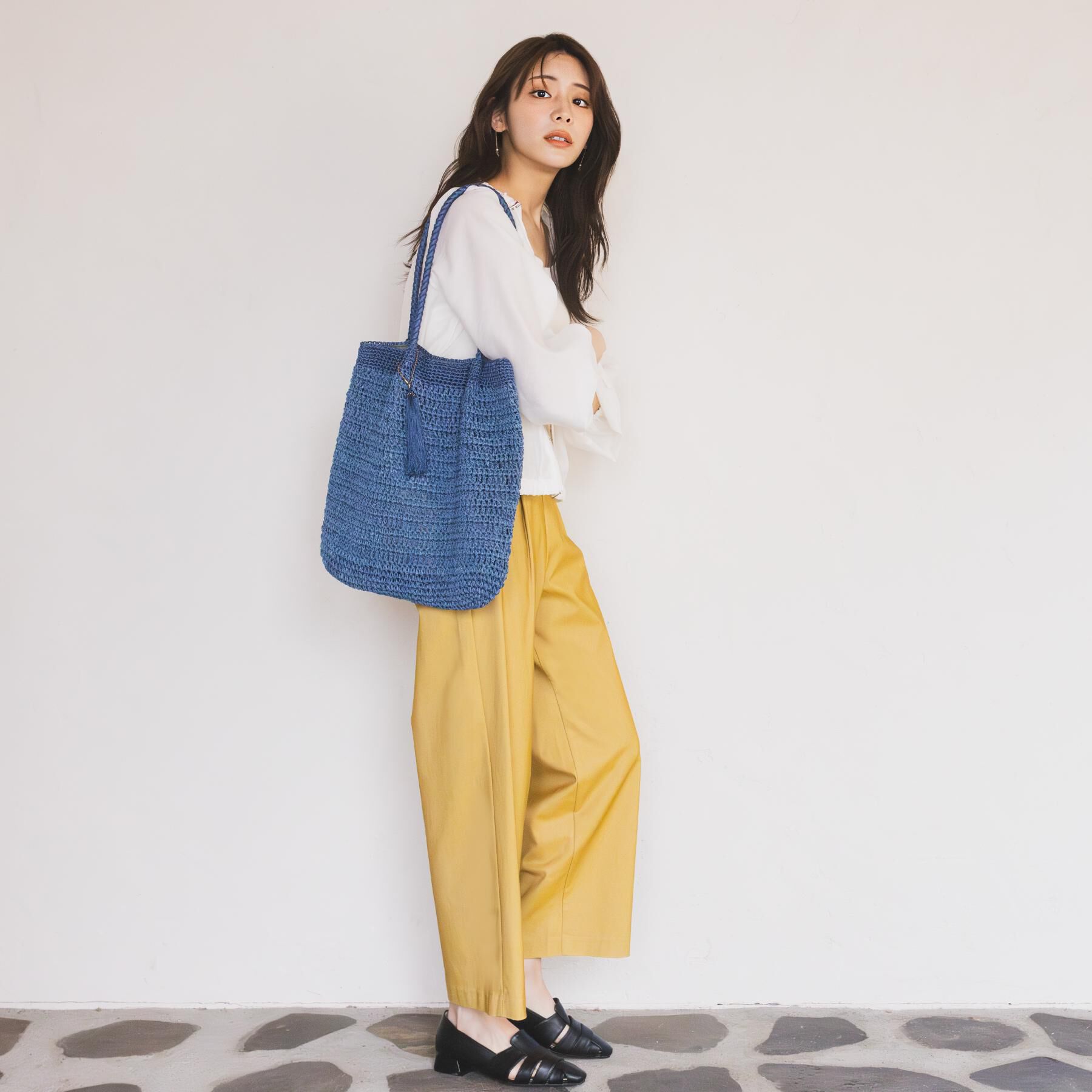 grove「【シリーズ累計13万枚/ひんやり・UV】ハイパーストレッチ ワイドクロップドパンツ」|その他|