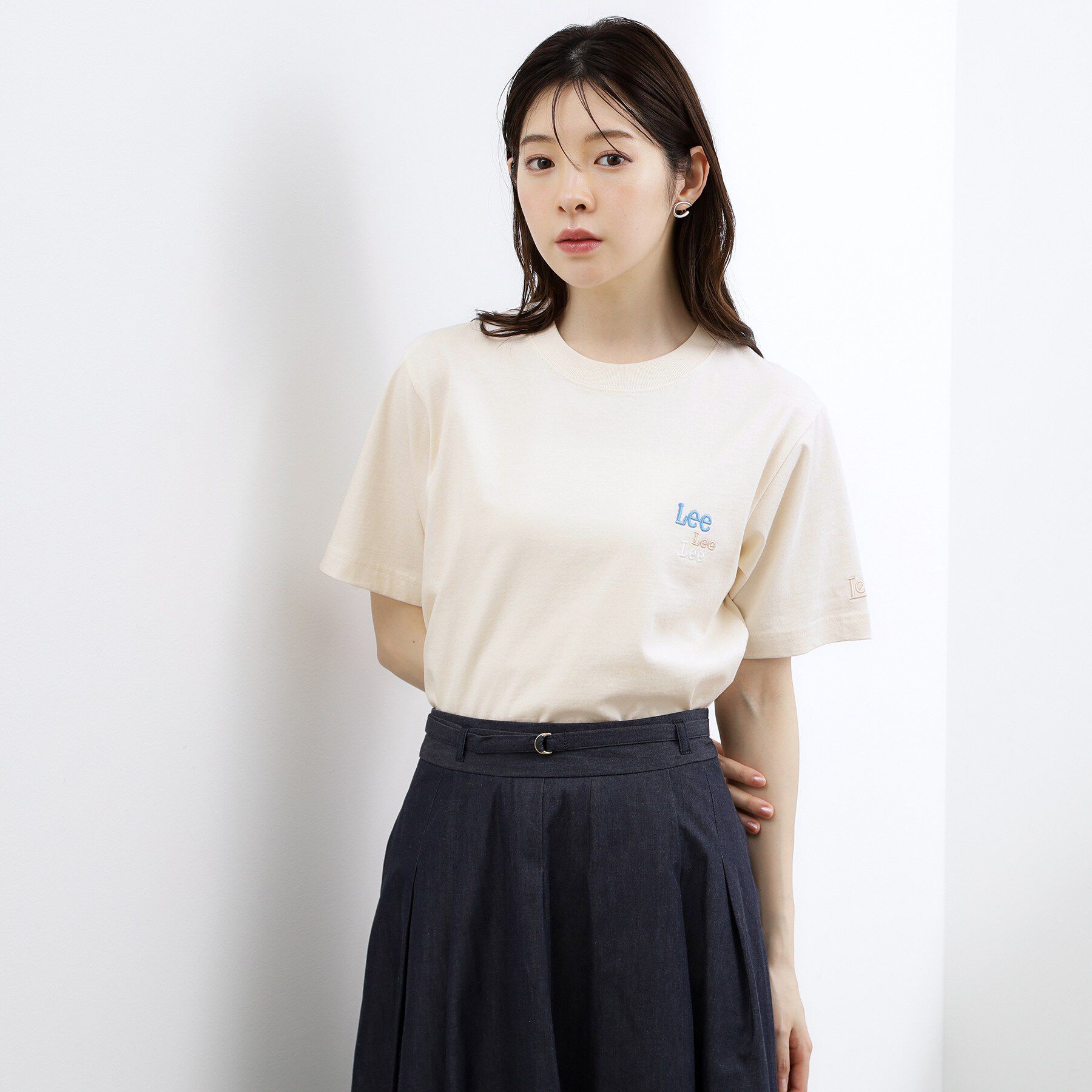 grove「【Lee&times;grove別注カラーあり】MULTI LOGO H／S TEE」|Tシャツ・カットソー|オフホワイト(003