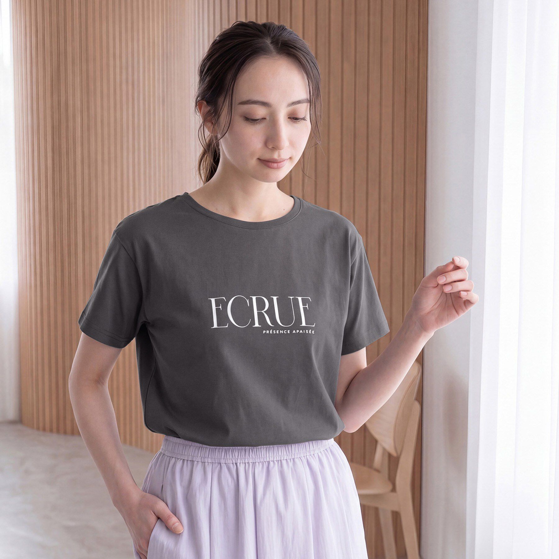 grove「【遮熱／吸水速乾／接触冷感／UVカット】ベーシックロゴTシャツ」|Tシャツ・カットソー|