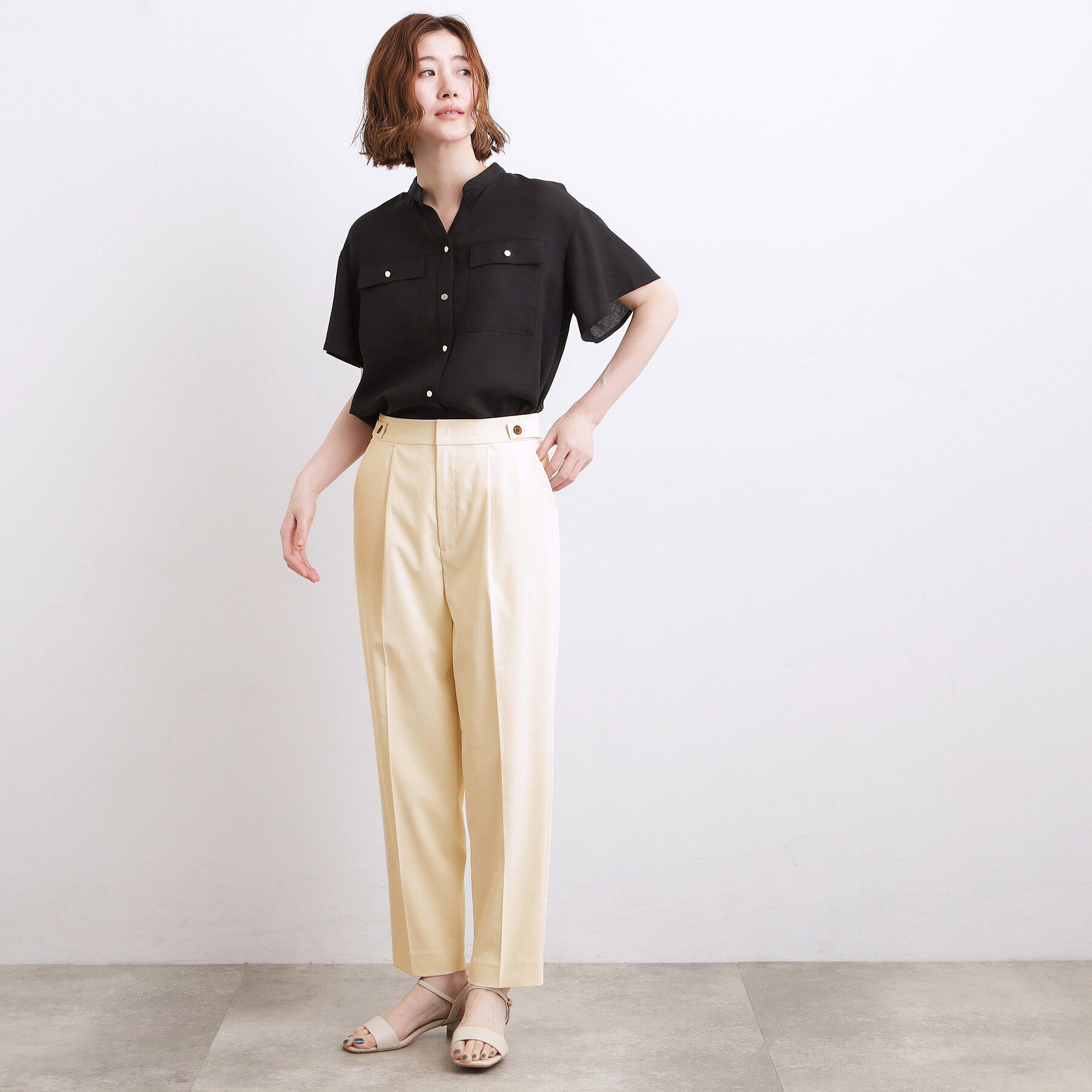 grove「【白でも透けにくい・多機能】テーパードパンツ」|その他|