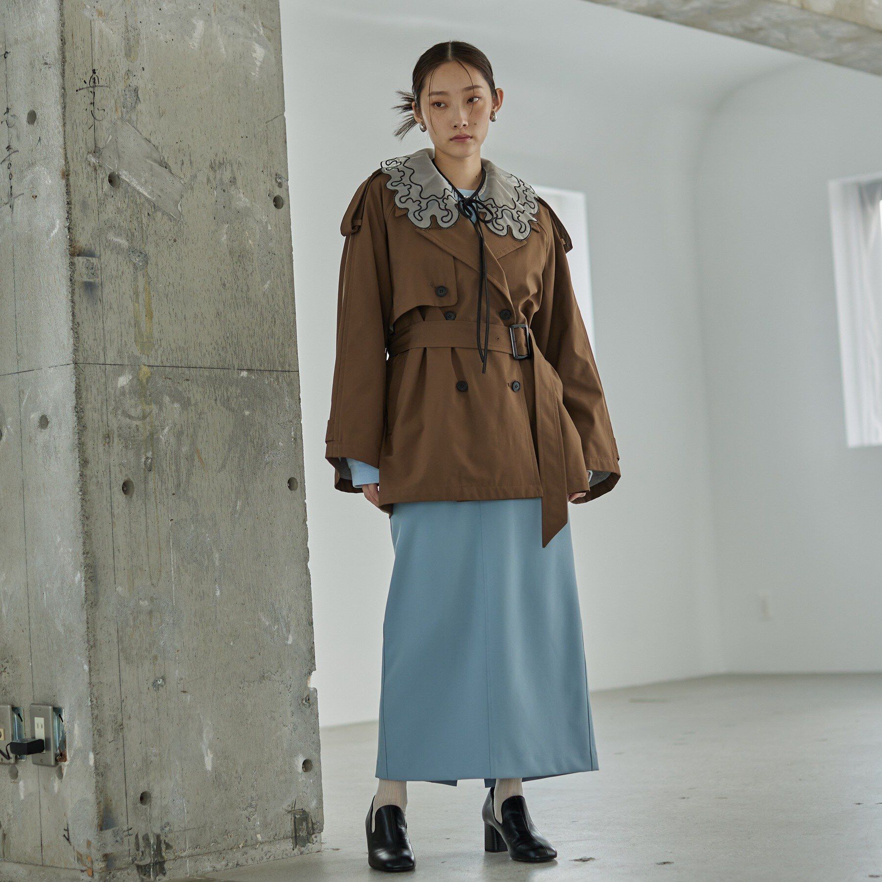 GALLEST「【撥水】ボンディングショートトレンチ」|トレンチコート|