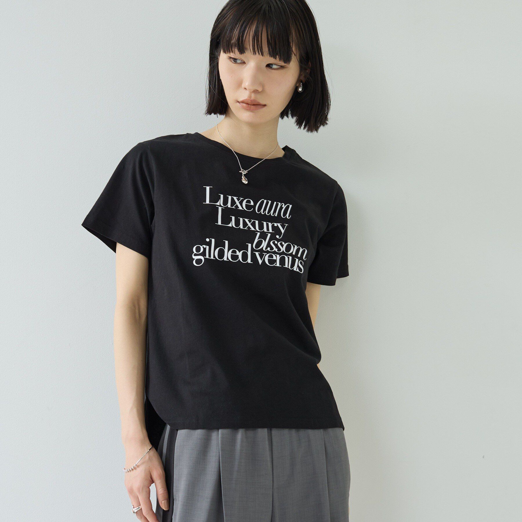 GALLEST「ボックスシルエットTシャツ【接触冷感】」|Tシャツ・カットソー|