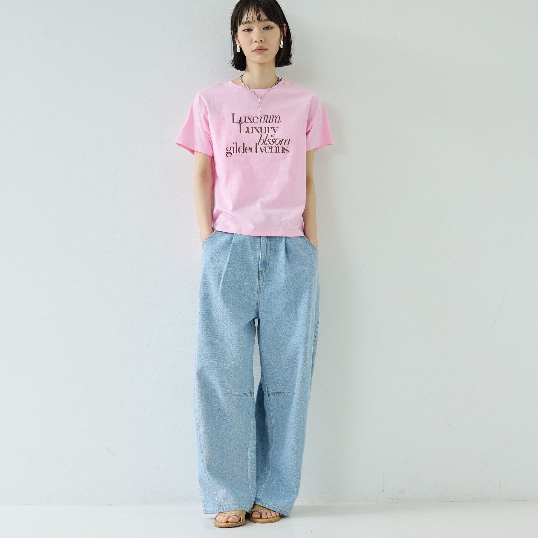 GALLEST「ボックスシルエットTシャツ【接触冷感】」|Tシャツ・カットソー|