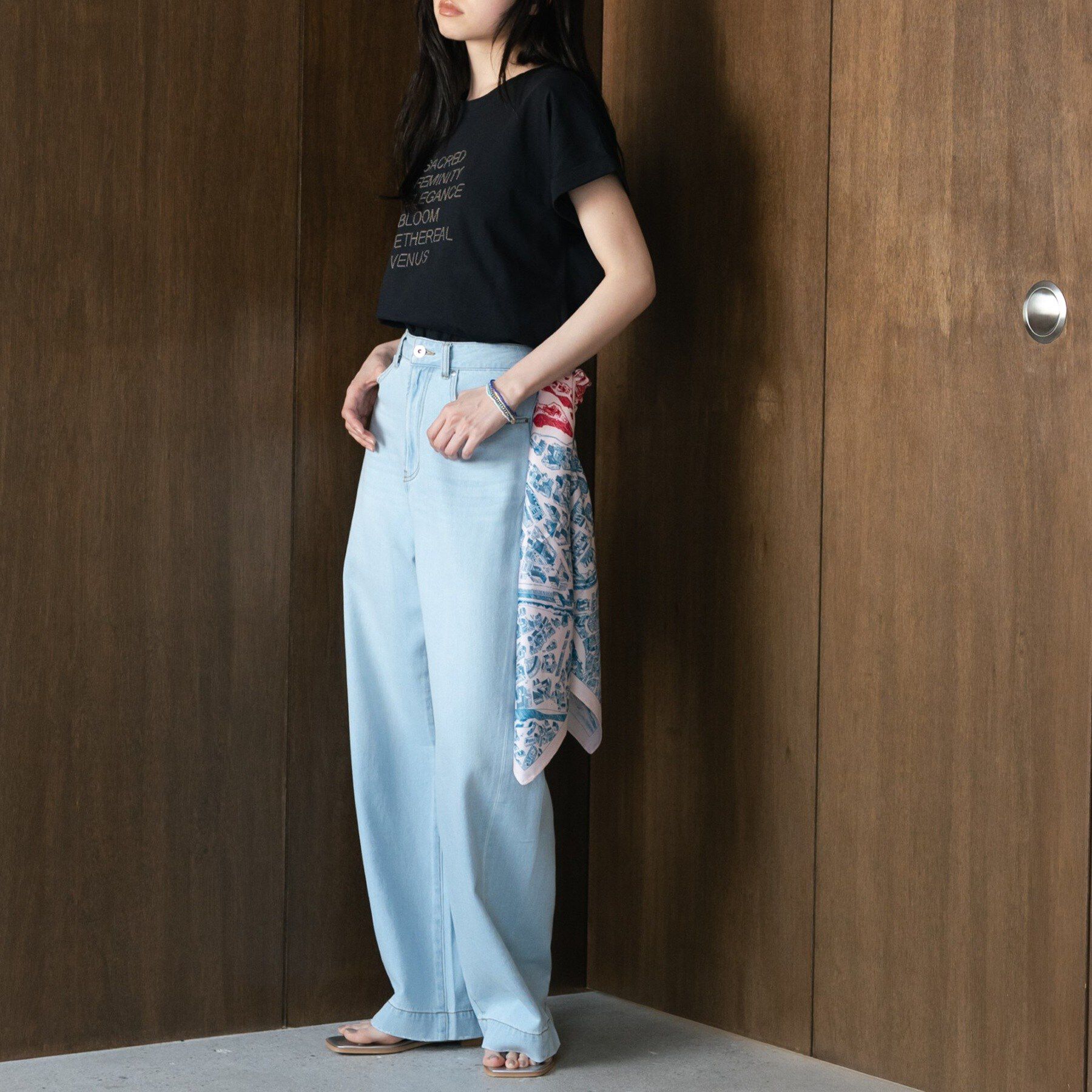 GALLEST「刺繍フレーズTシャツ【再入荷】」|Tシャツ・カットソー|