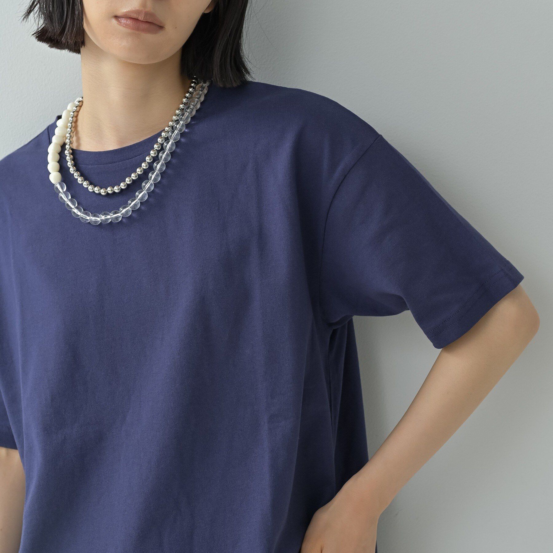 GALLEST「裾レースアシメカットソー」|Tシャツ・カットソー|