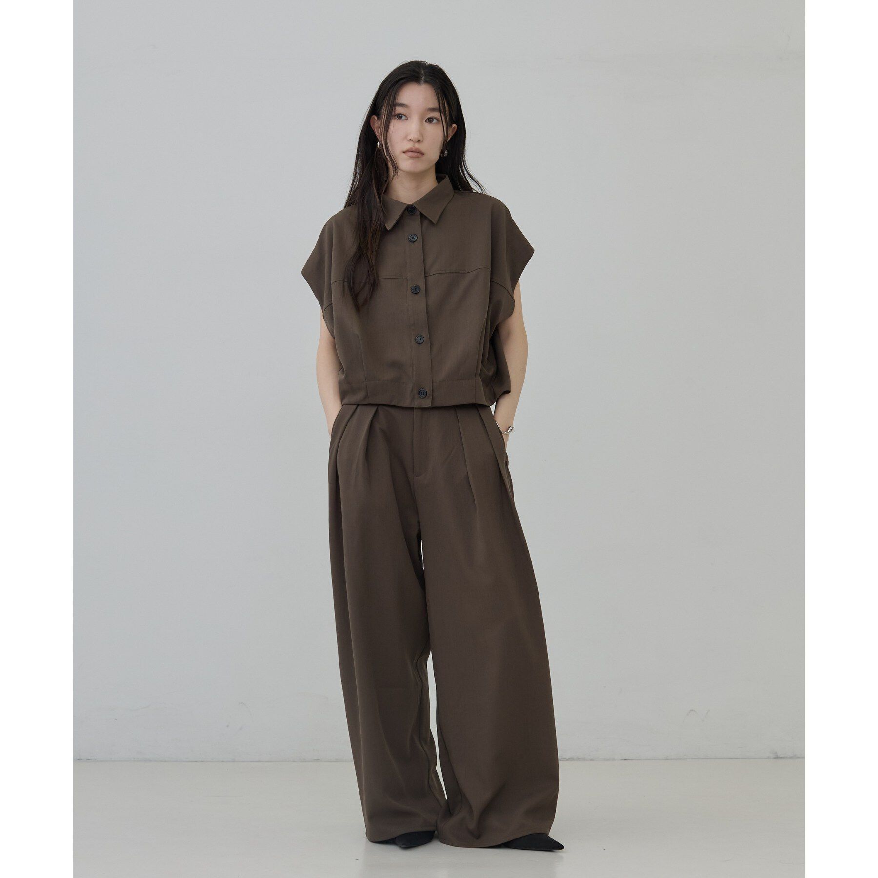 GALLEST「タックワイドパンツ【セットアップ可能】」|その他|