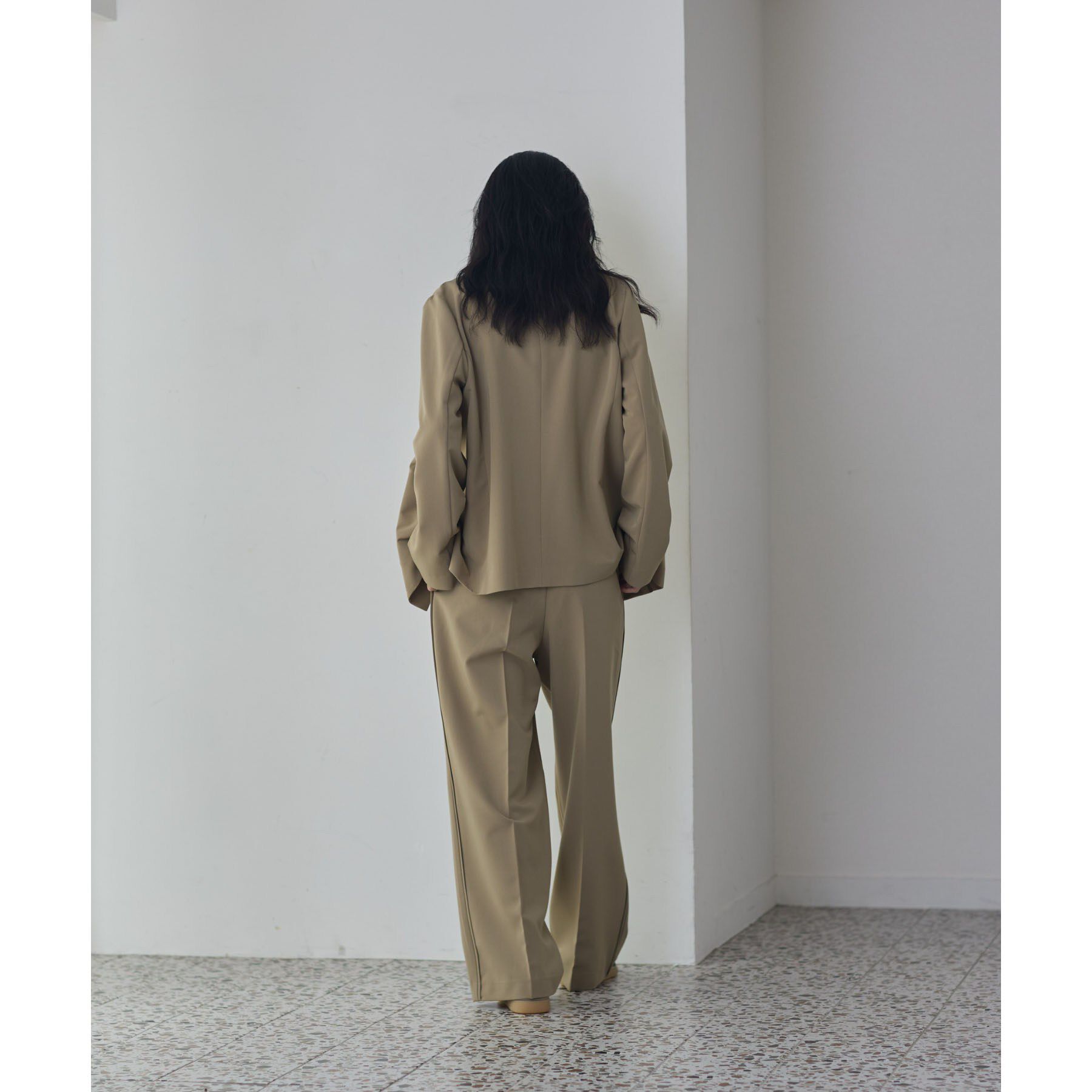 GALLEST「Comfy Set Up｜ダブルブレストイージージャケット【セットアップ対応／通勤／カセット服】」|テーラードジャケット|