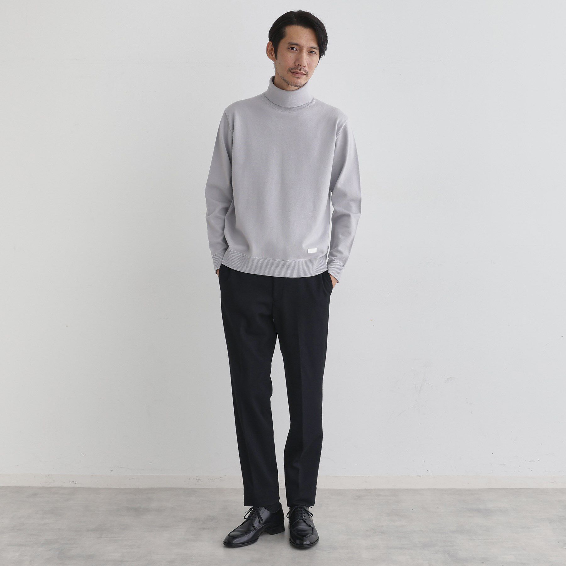 TAKEO KIKUCHI「アンチピリング タートルネック ニット」|ニット・セーター|