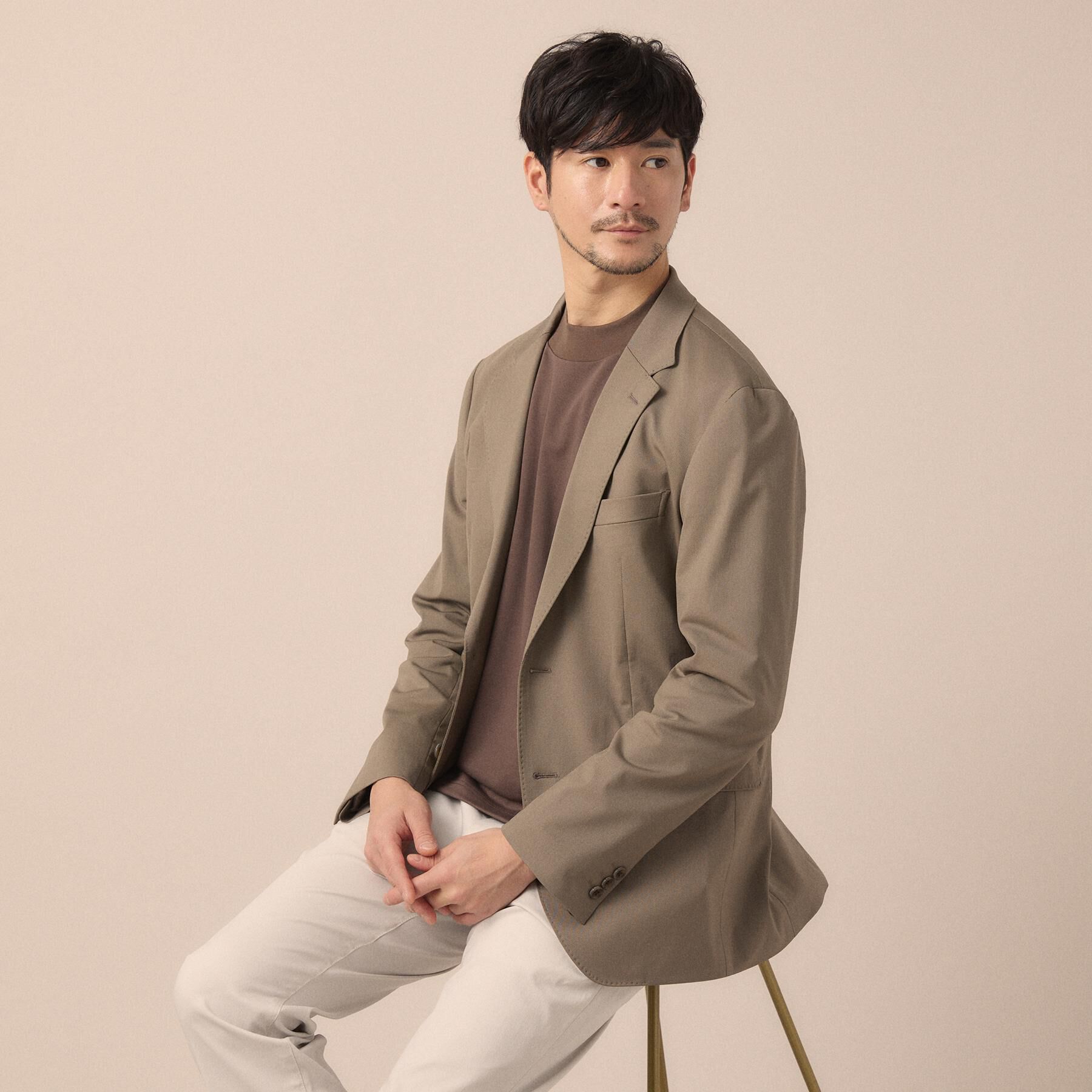 TAKEO KIKUCHI「ハイゲージ モックネックＴシャツ」|Tシャツ・カットソー|