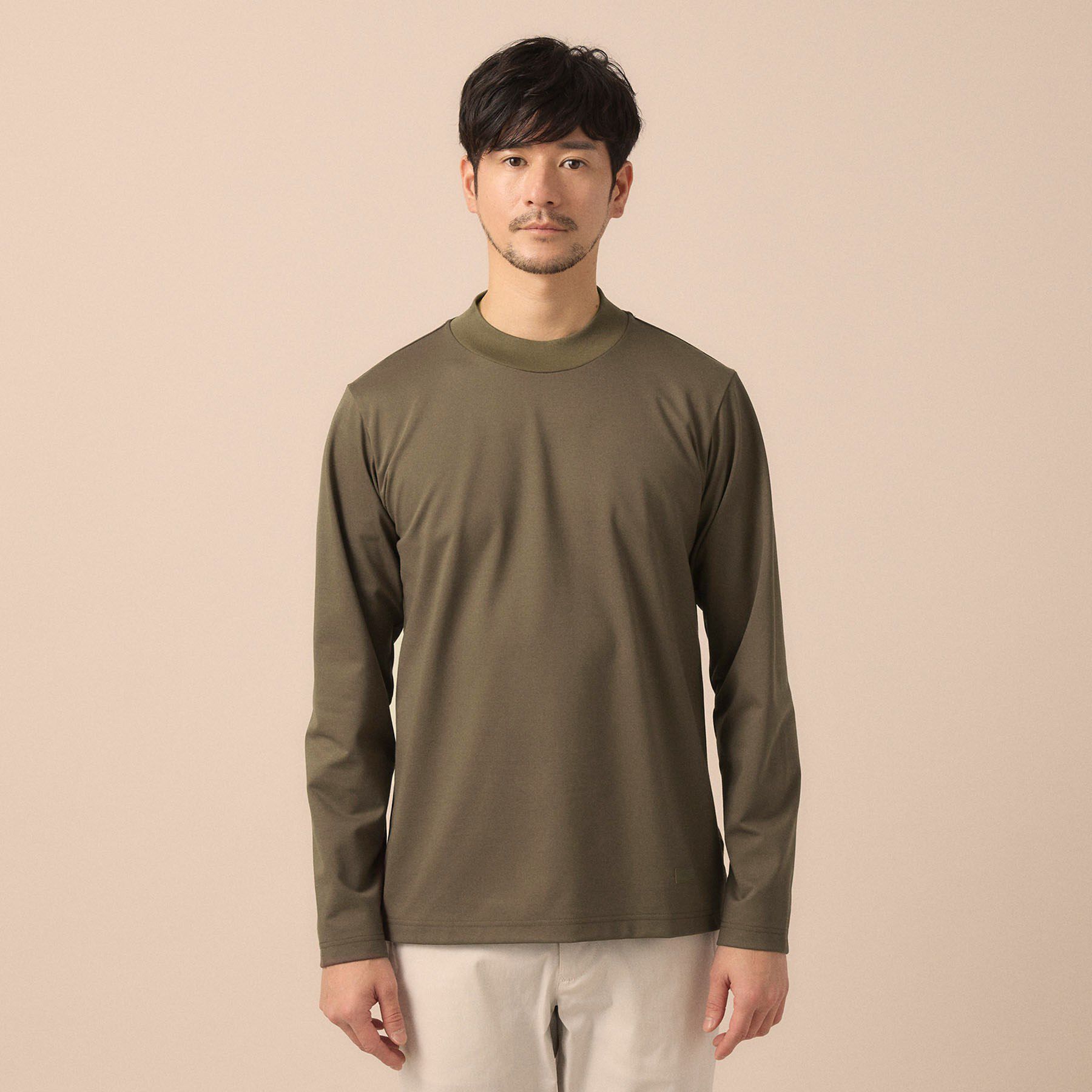 TAKEO KIKUCHI「ハイゲージ モックネックＴシャツ」|Tシャツ・カットソー|