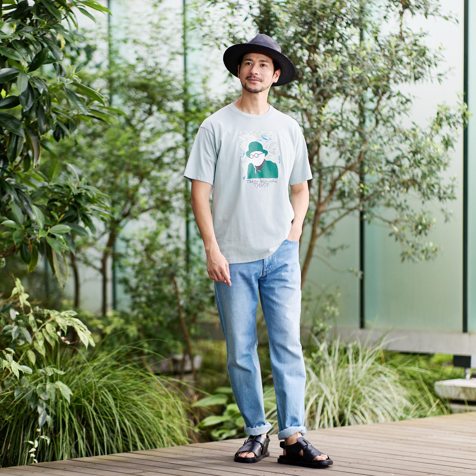TAKEO KIKUCHI「ポートレートアートＴシャツ」|Tシャツ・カットソー|