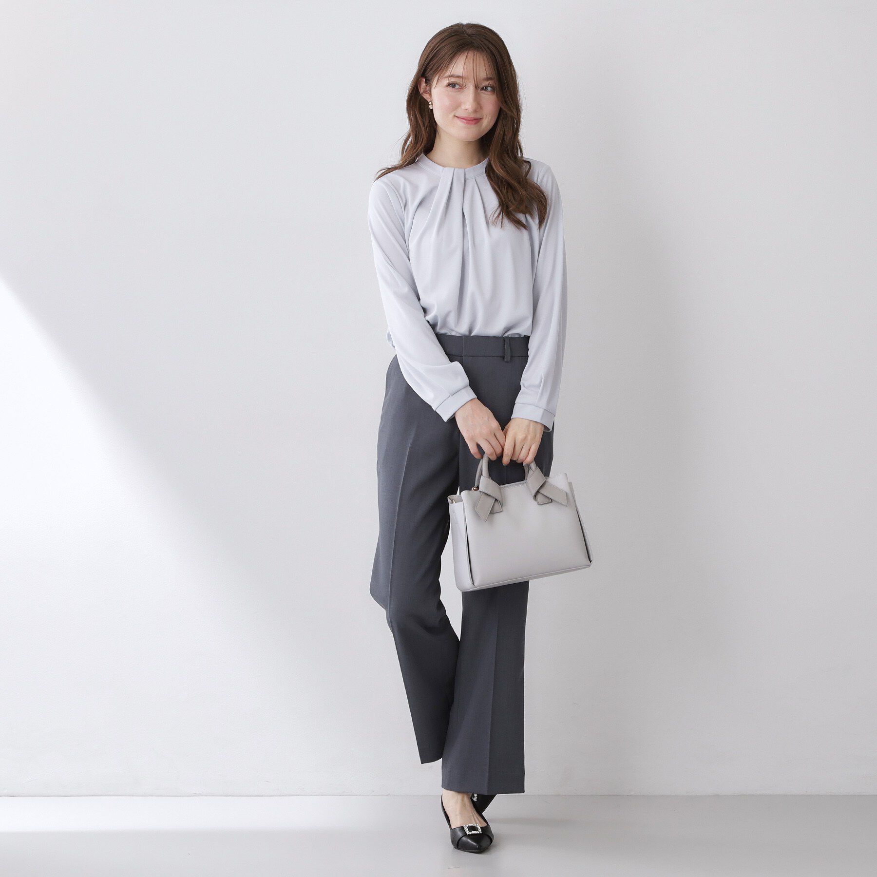 index「ランダムタックトップス【洗濯機OK／吸水速乾／接触冷感／UVケア】《5col》」|Tシャツ・カットソー|
