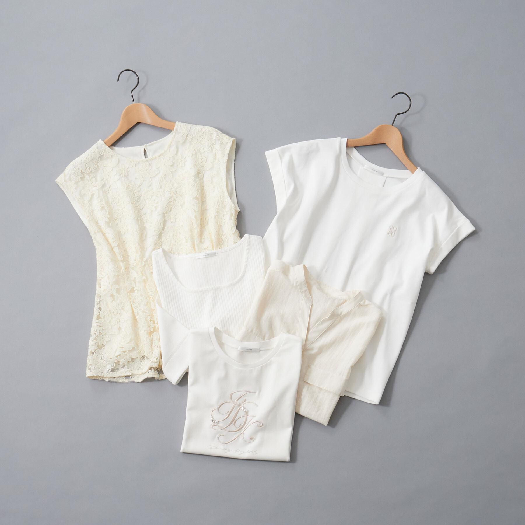 index「【接触冷感／UV】ワンポイント刺繍Tシャツ《7col／XS~3L／洗濯機OK》」|Tシャツ・カットソー|