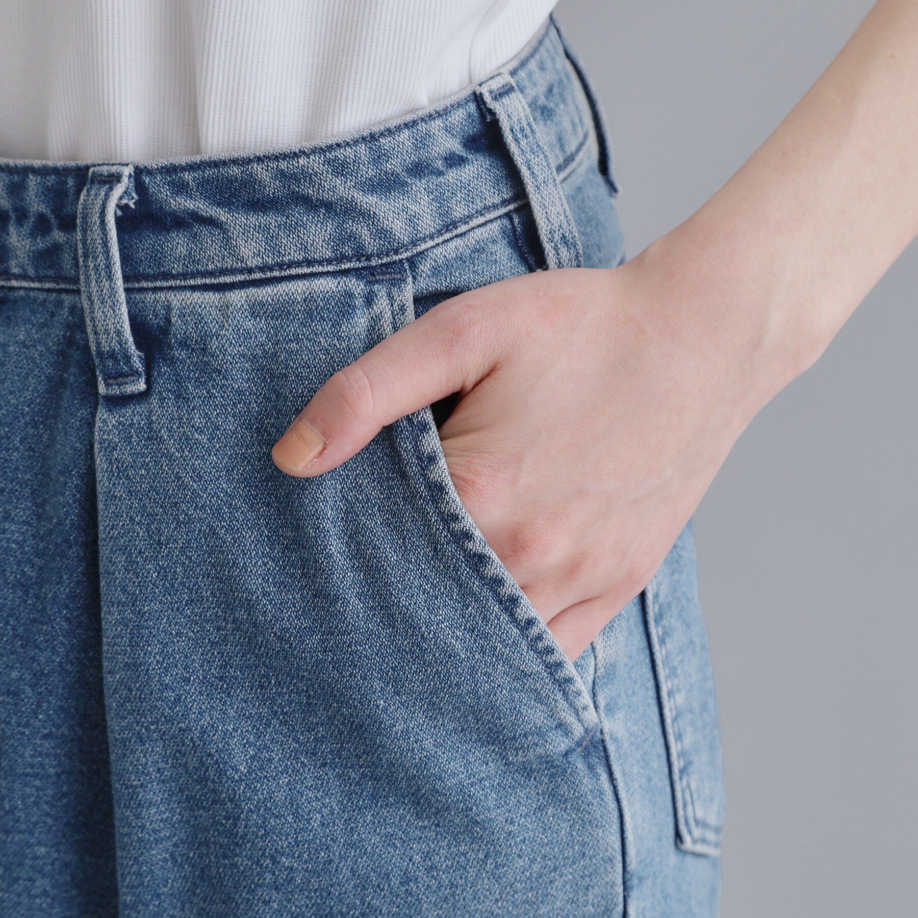 OPAQUE.CLIP「【Wrangler／ラングラー】ランチャーワイドデニムパンツ」|デニム|