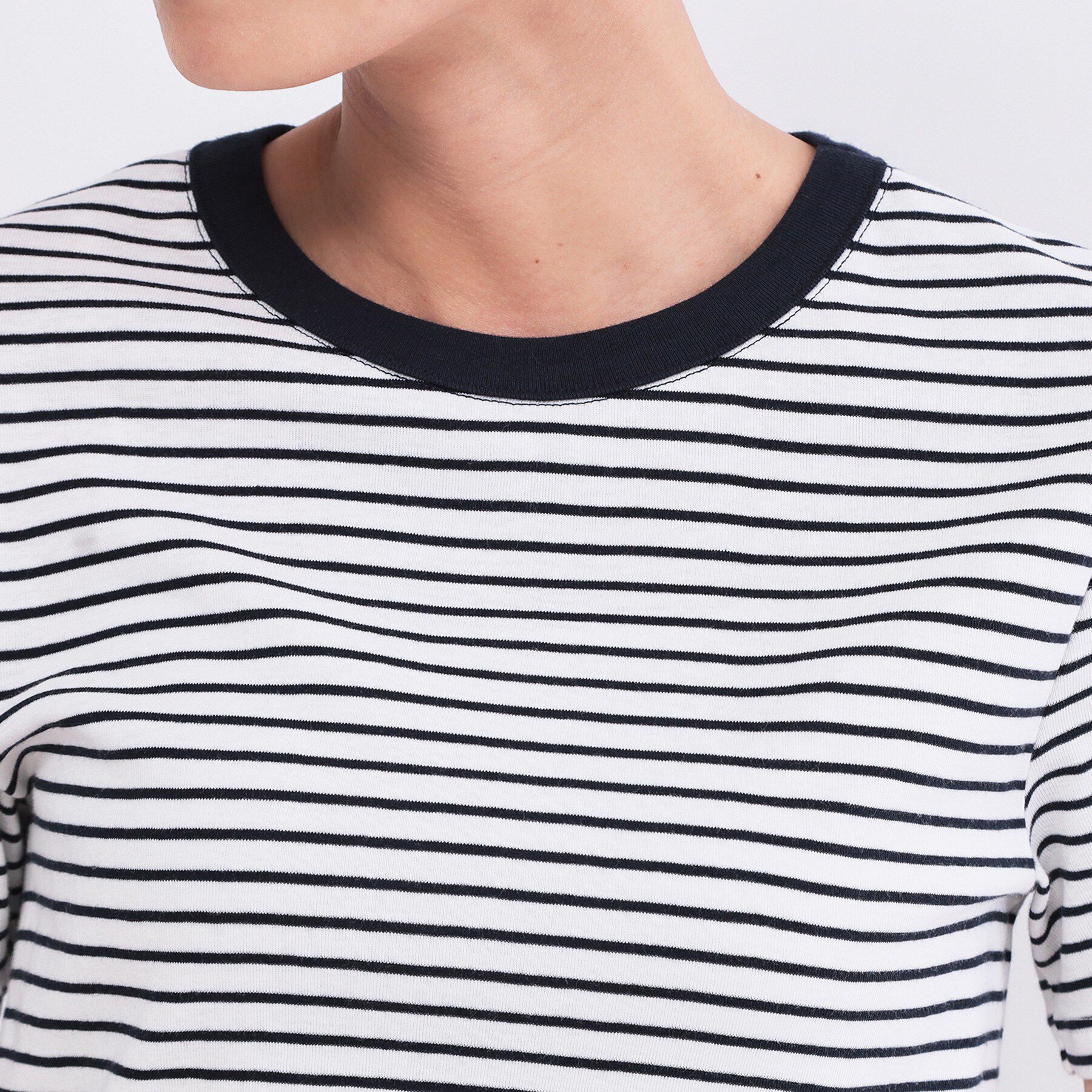 OPAQUE.CLIP「【PETIT BATEAU／プチバトー】ミニマリニエールクルーネック半袖Tシャツ」|Tシャツ・カットソー|
