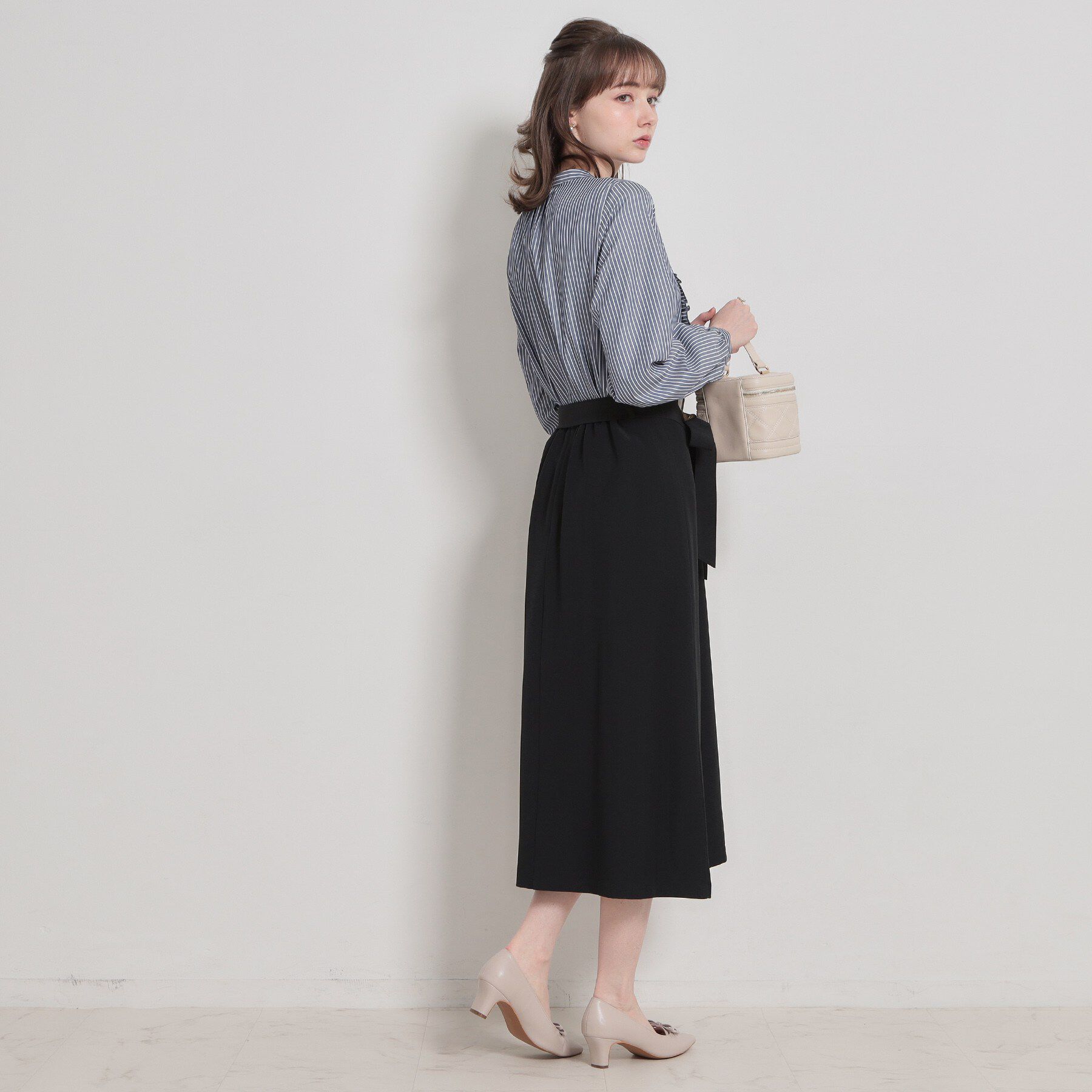 Couture broach「【洗える・通勤】サイドタック ナロースカート」|スカート|