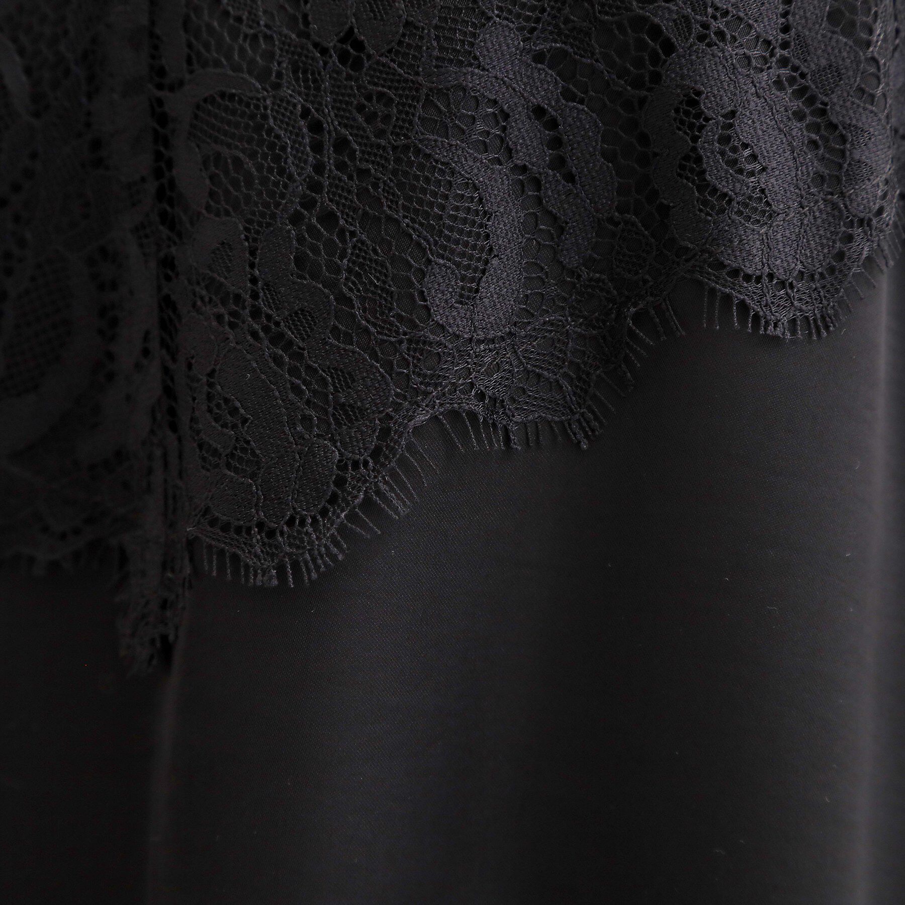 Couture broach「【洗濯機可】サテン レースキャミ」|キャミソール|