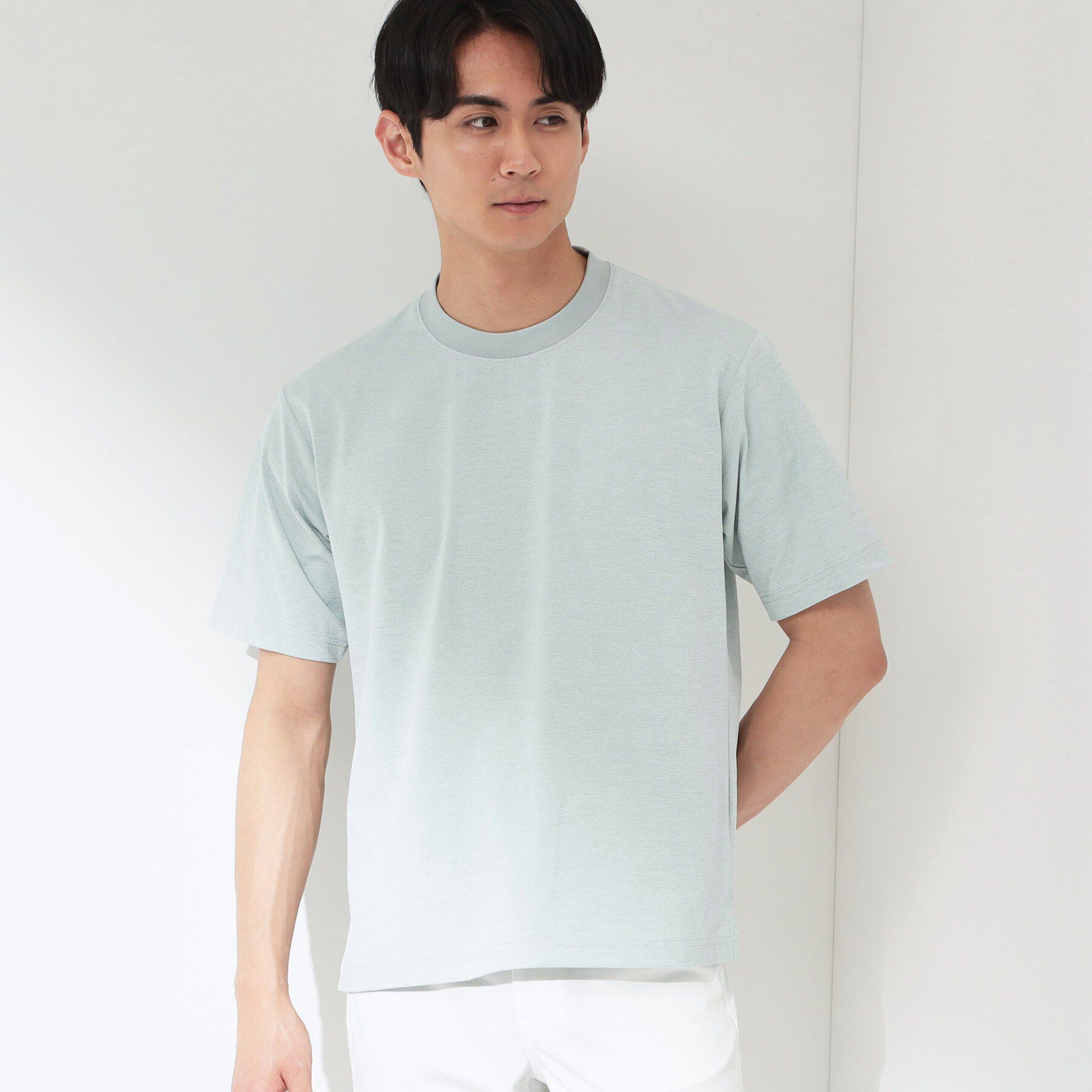 THE SHOP TK「【新色追加＆再入荷!!】【接触冷感/吸水速乾/UVカット/透け防止/遮熱】BO-NO TEE/ボーノ」|Tシャツ・カットソー|