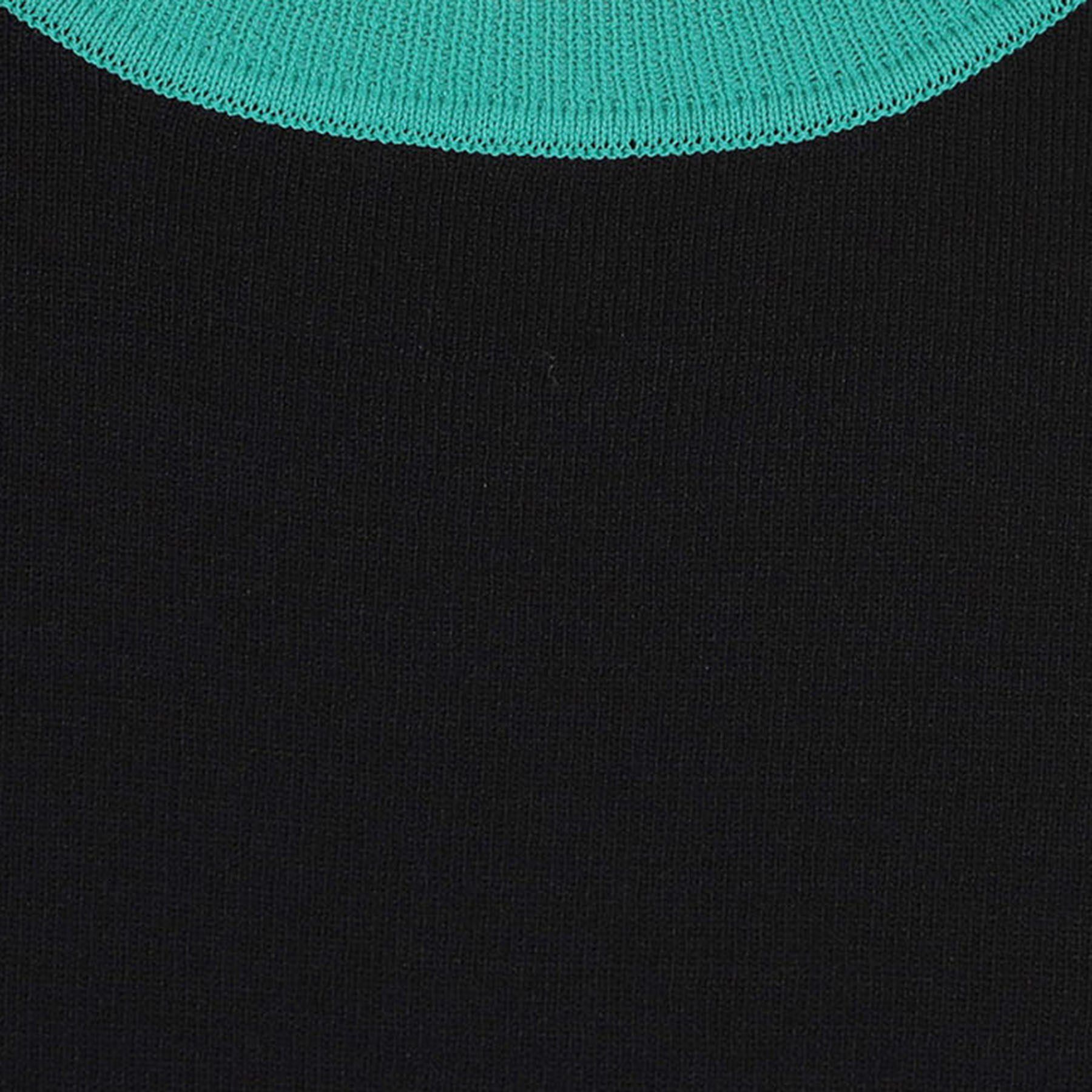 THE SHOP TK「【ひんやり/洗濯機OK/毛玉になりにくい/UV】さりげないラインで品よく映える 配色5分袖ニット」|ニット・セーター|