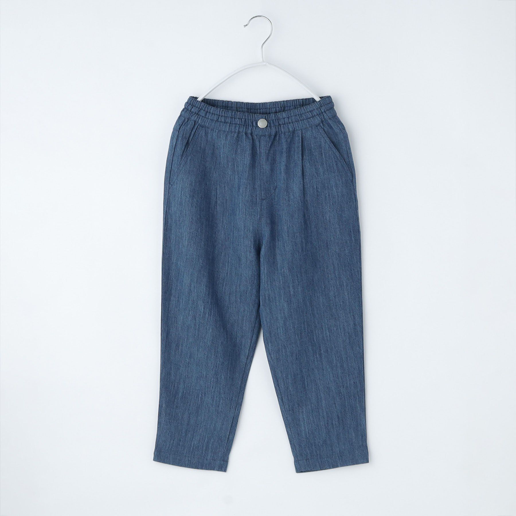 THE SHOP TK「デニム ウエストゴム イージーパンツ」|その他|ネイビー(094)