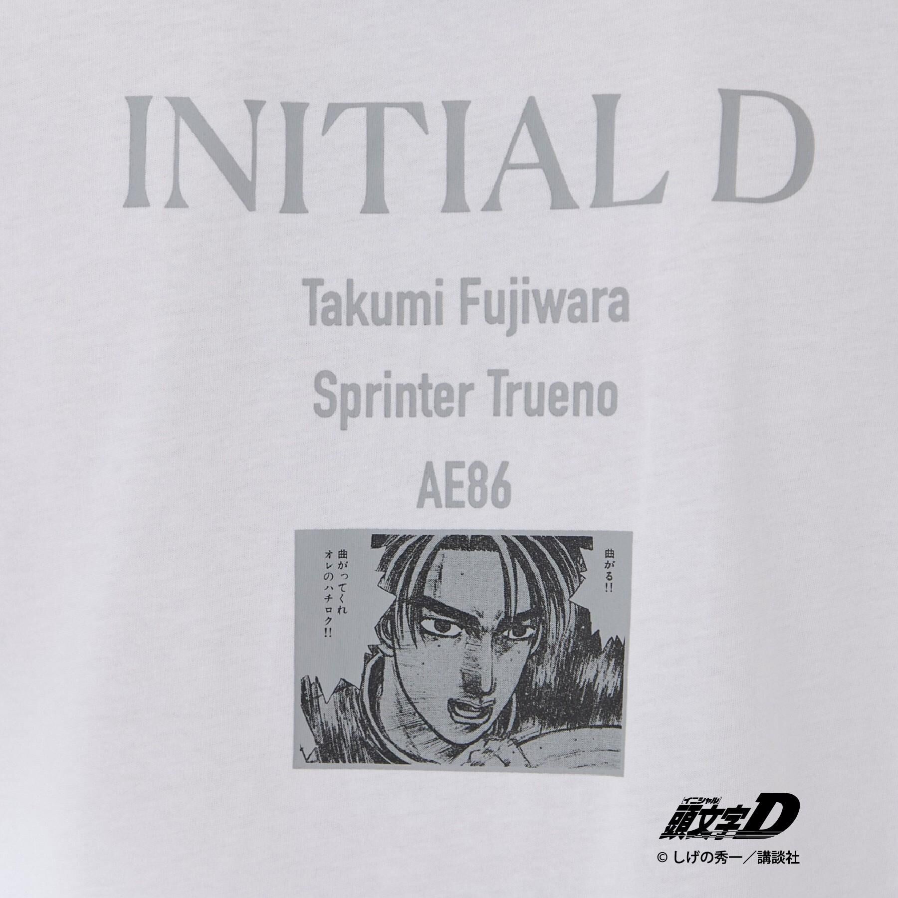 THE SHOP TK「頭文字D 別注 『フジワラ』 グラフィック半袖Tシャツ ステッカー＆チャーム付き」|Tシャツ・カットソー|