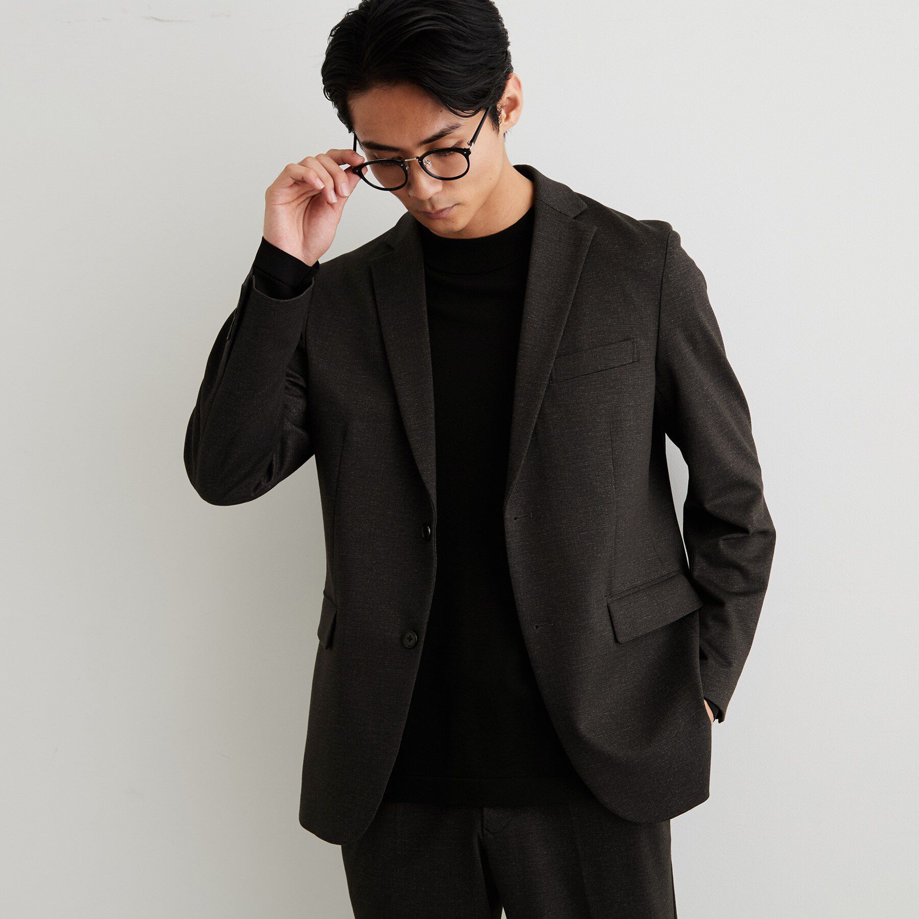 THE SHOP TK「【洗濯機OK／セットアップ可】TRジャージー ストレッチジャケット」|スーツ|