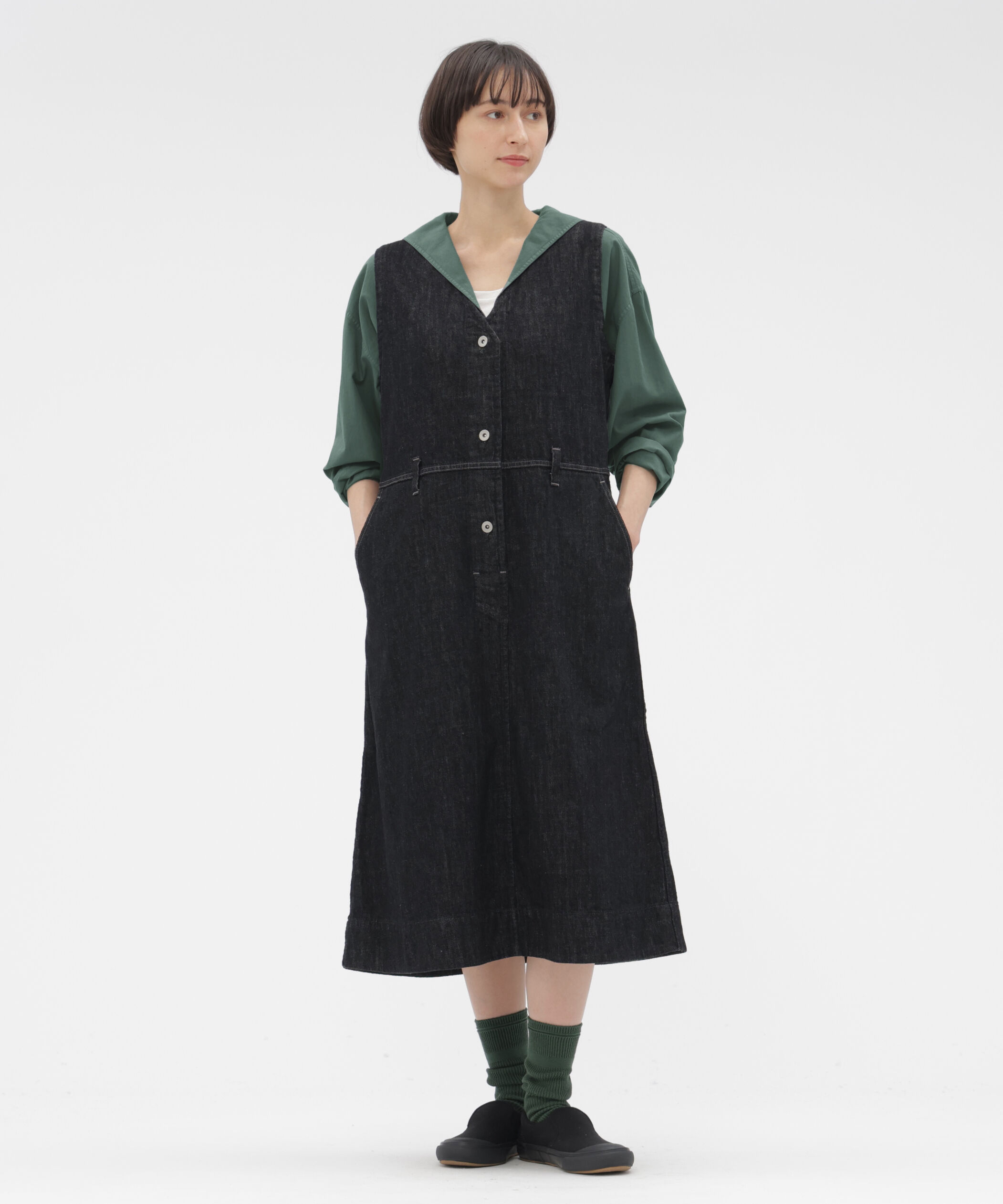 MHL.「GARMENT DYE COTTON SHIRTING SHIRT」|シャツ・ブラウス|