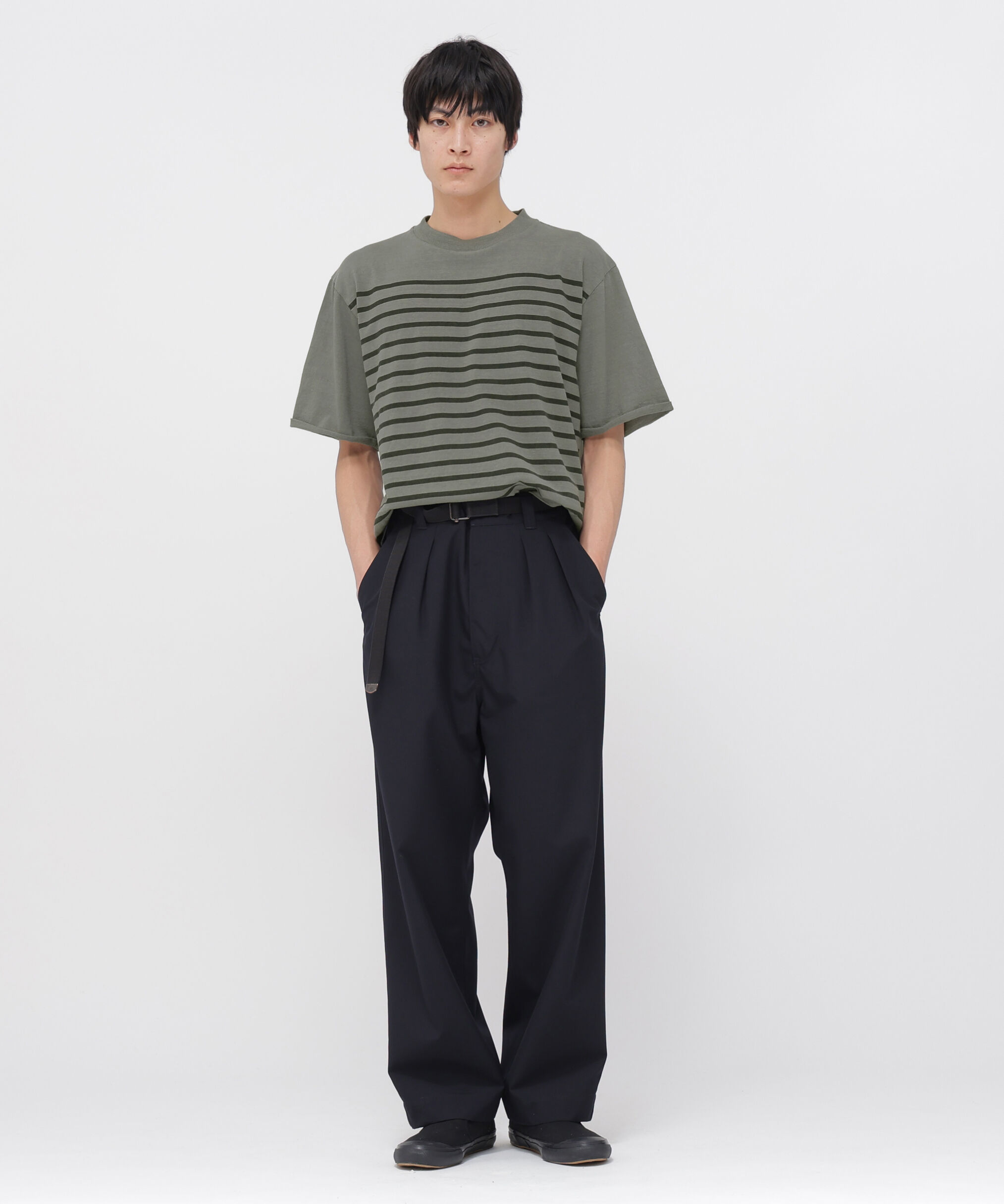 MHL.「BELGIAN LINEN COTTON JERSEY TOP」|Tシャツ・カットソー|