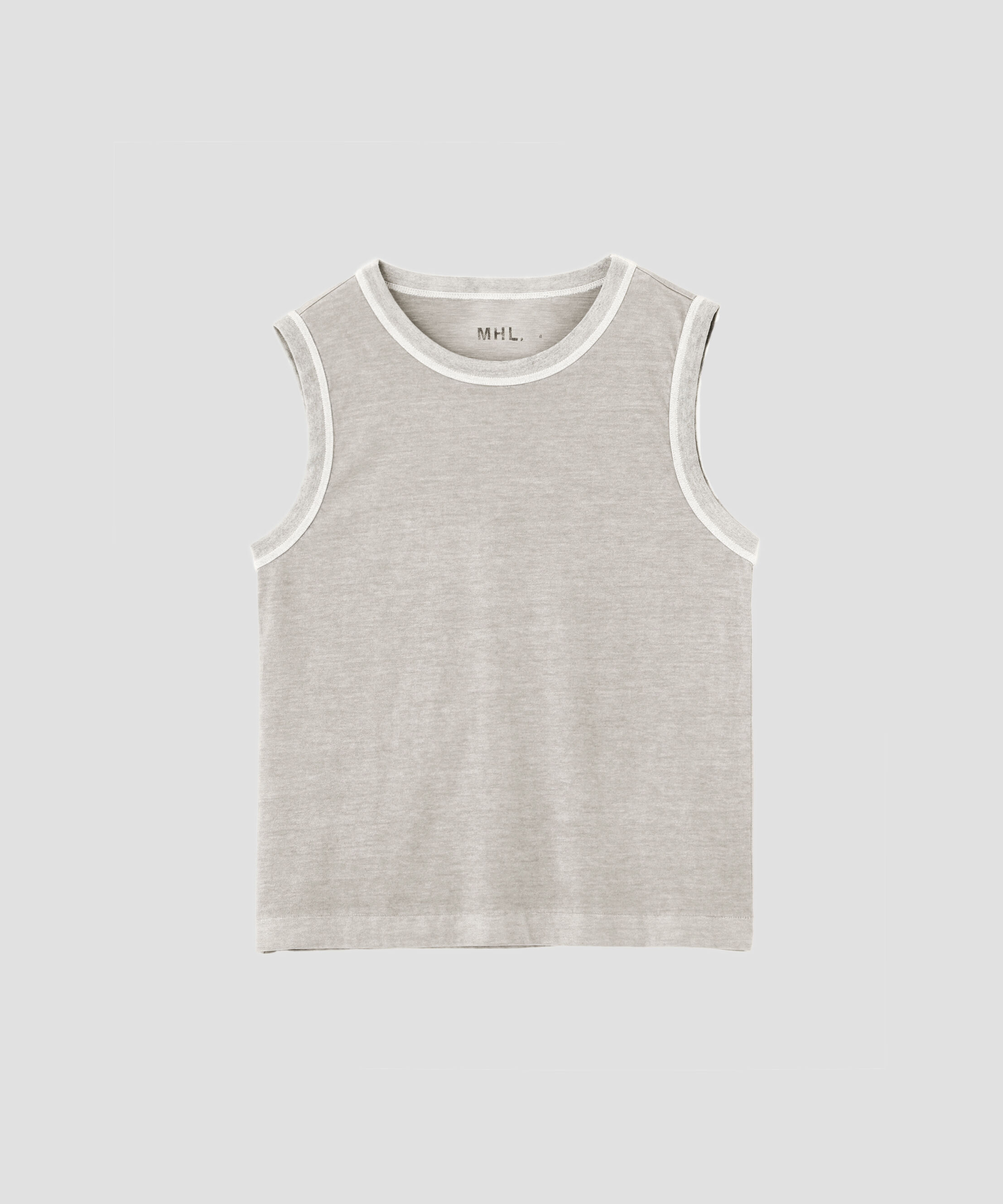 MHL.「GARMENT DYE BASIC JERSEY TOP」|Tシャツ・カットソー|