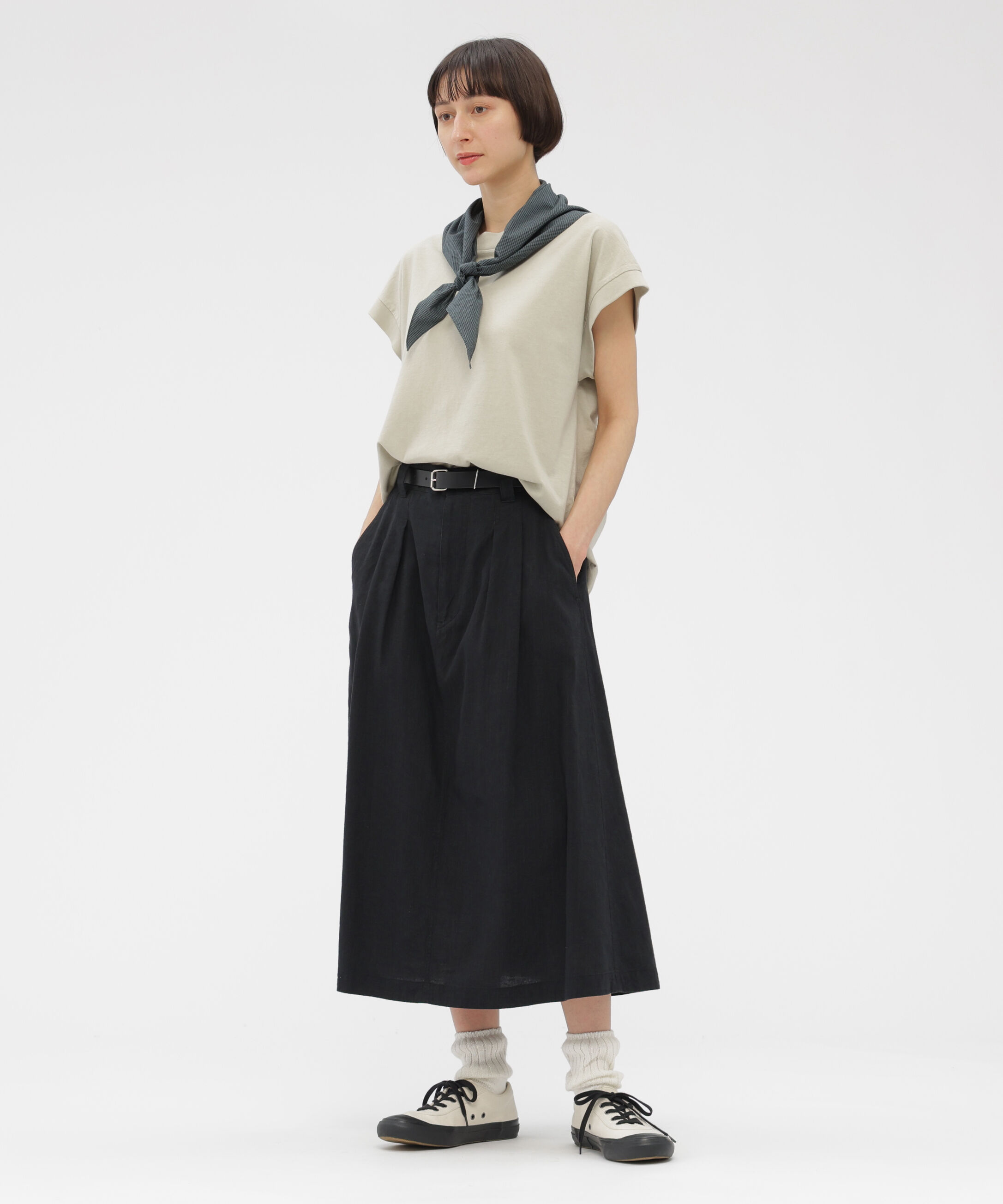 MHL.「FADED ROUGH COTTON JERSEY TOP」|Tシャツ・カットソー|