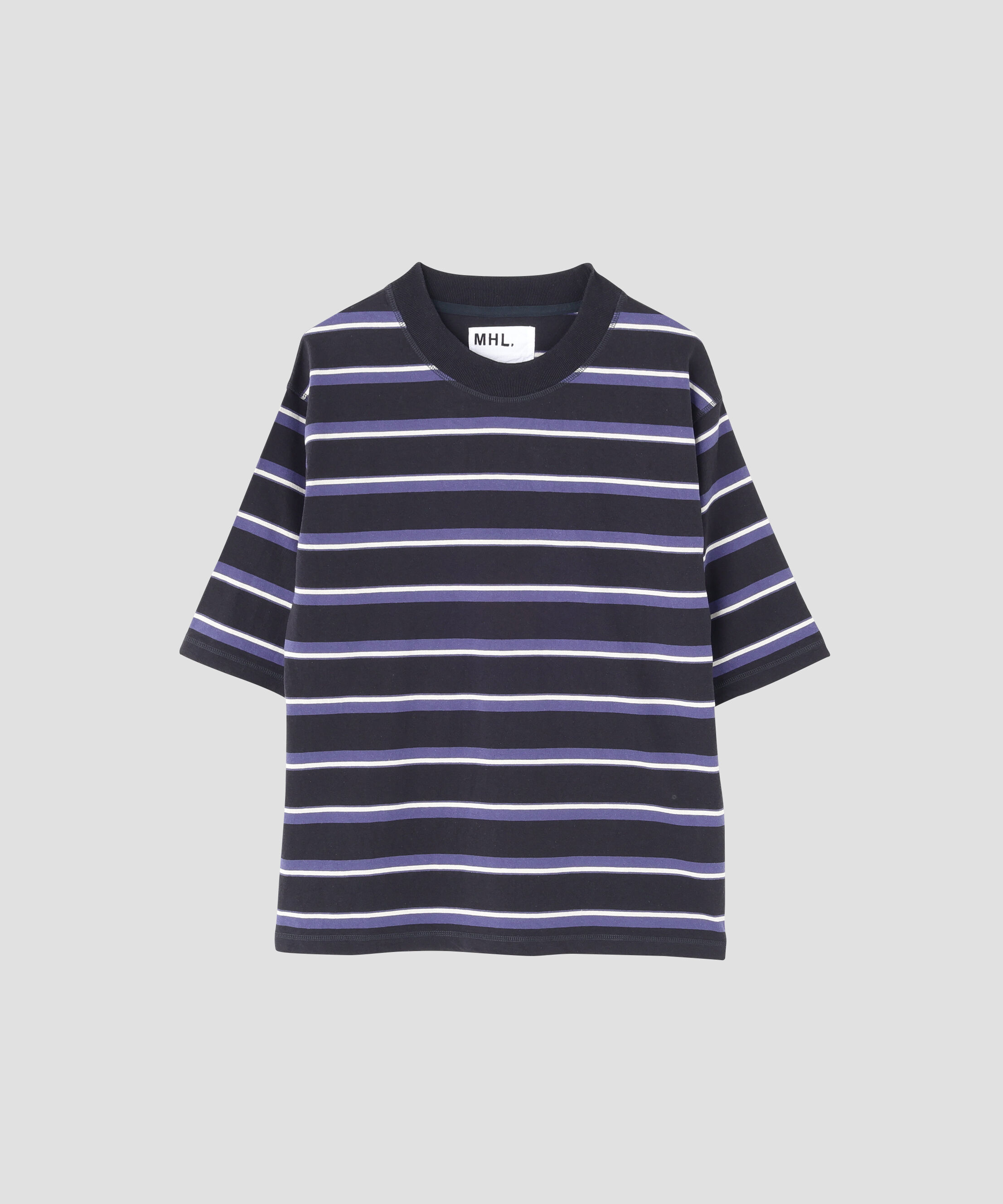 MHL.「OUTLINE STRIPE JERSEY TOP」|Tシャツ・カットソー|