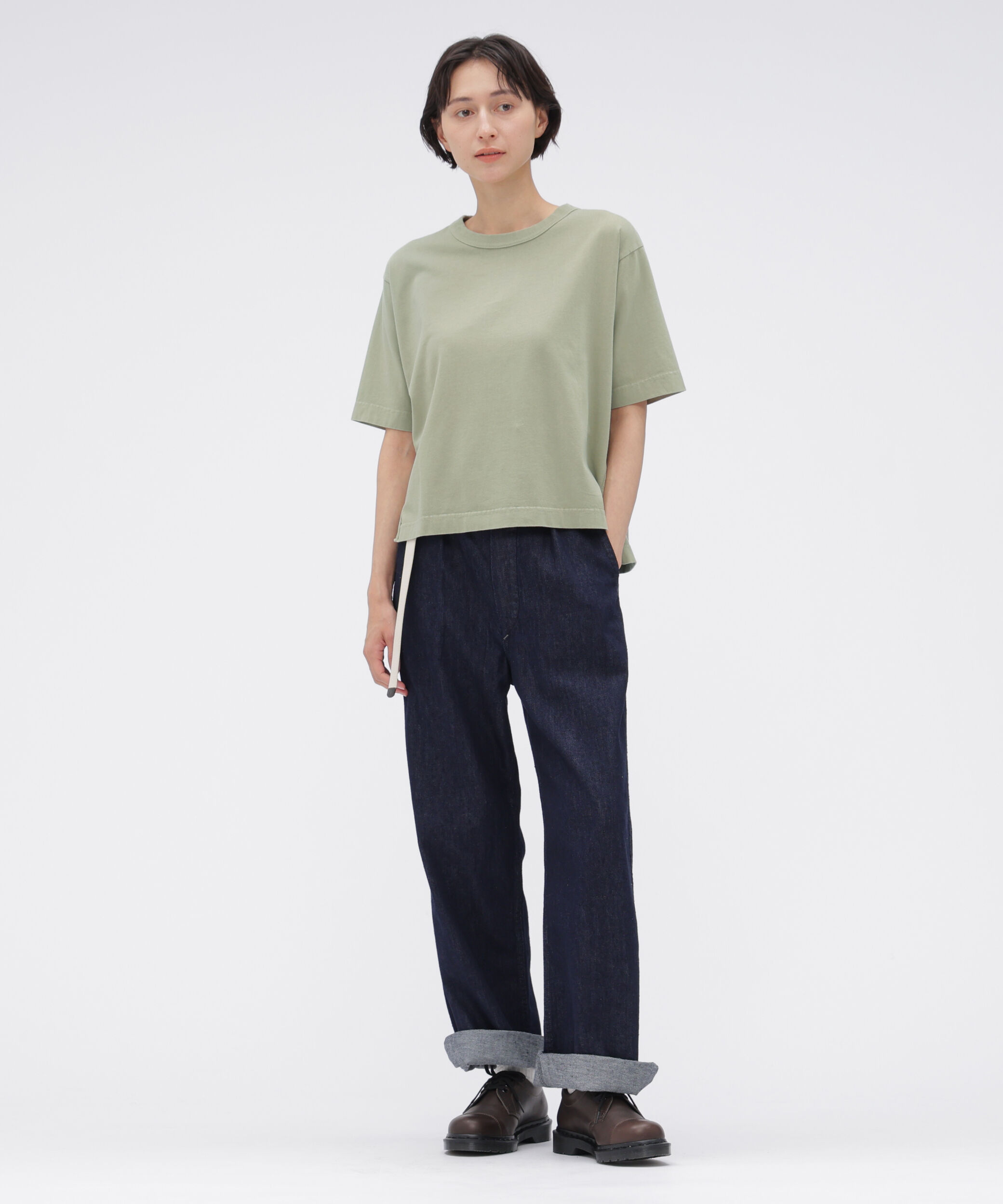 MHL.「FADED ROUGH COTTON JERSEY TOP」|Tシャツ・カットソー|