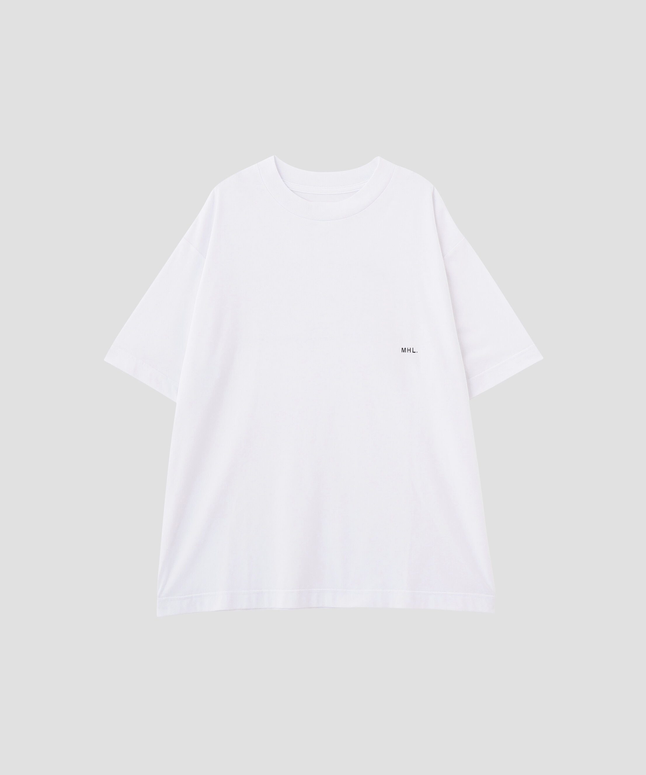 MHL.「MHL. UTILITY WEAR COTTON POLYESTER PLAIN JERSEY TOP」|Tシャツ・カットソー|