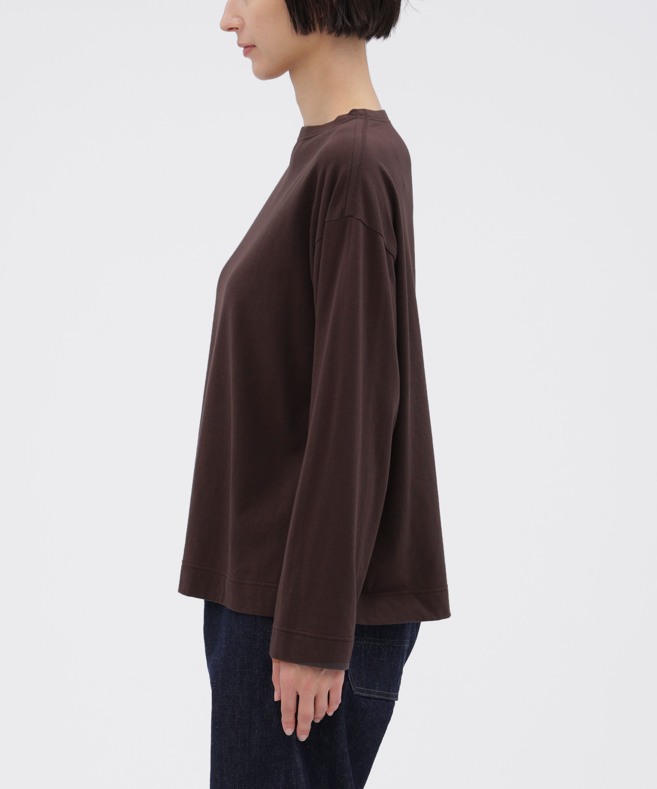 MHL.「SMOOTH COTTON JERSEY TOP」|Tシャツ・カットソー|