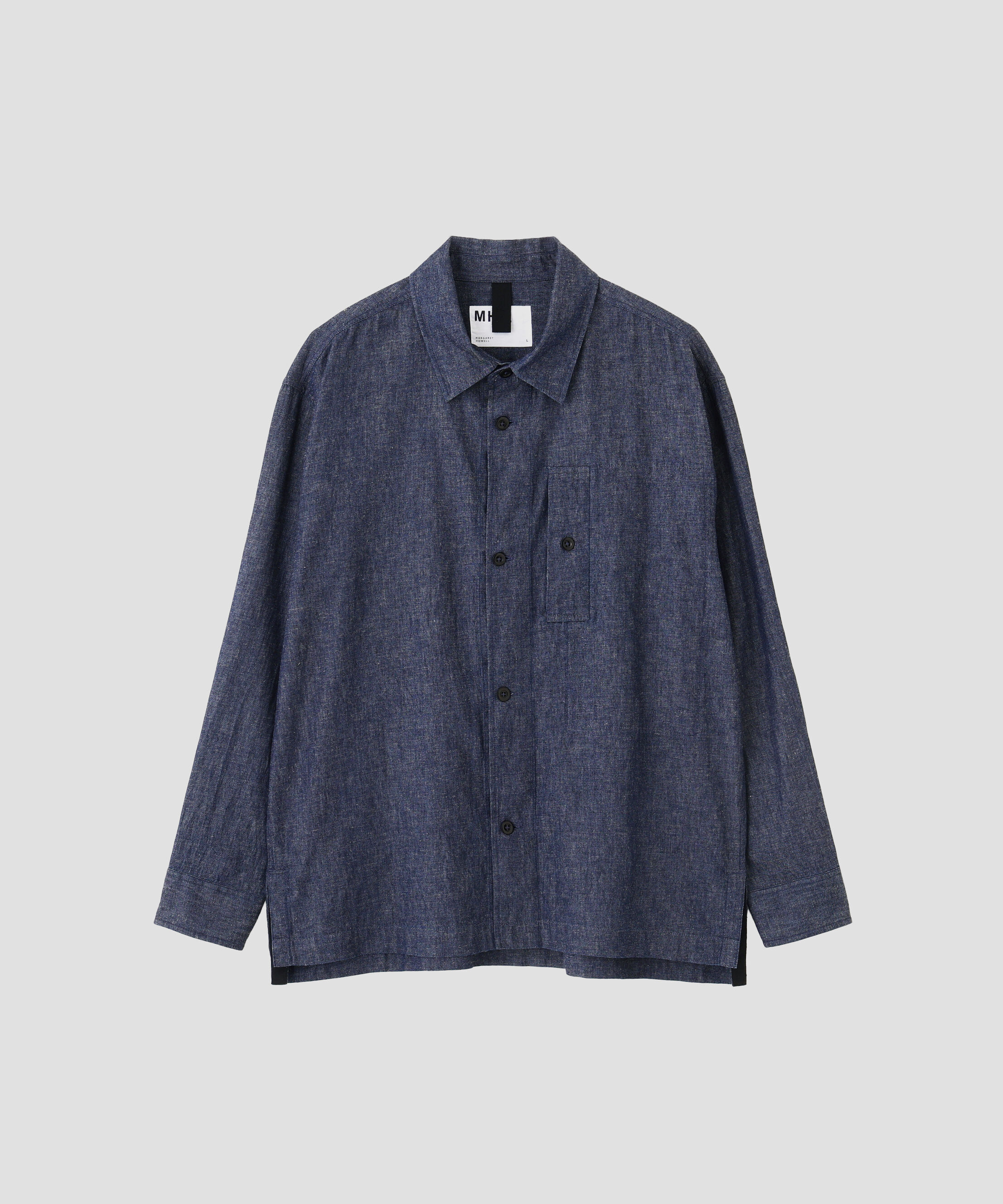MHL.「COTTON LINEN DENIM SHIRT」|シャツ・ブラウス|