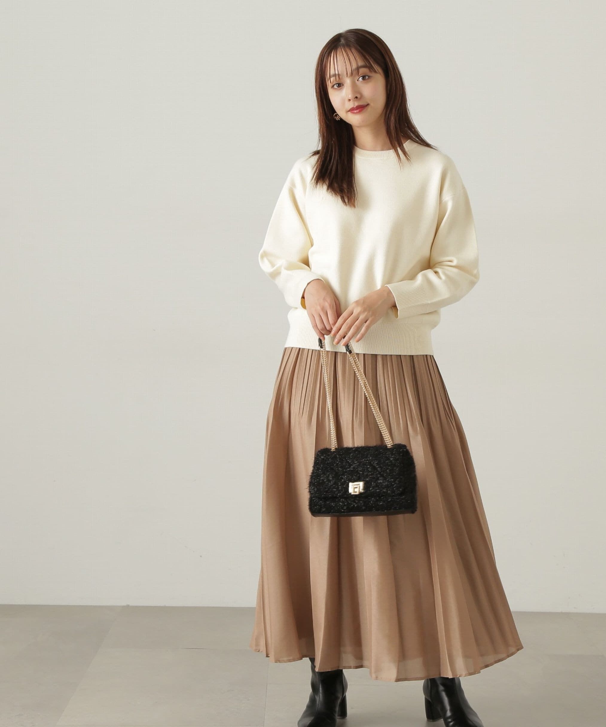 PROPORTION BODY DRESSING「プリーツオーガンスカート　24AW」|スカート|