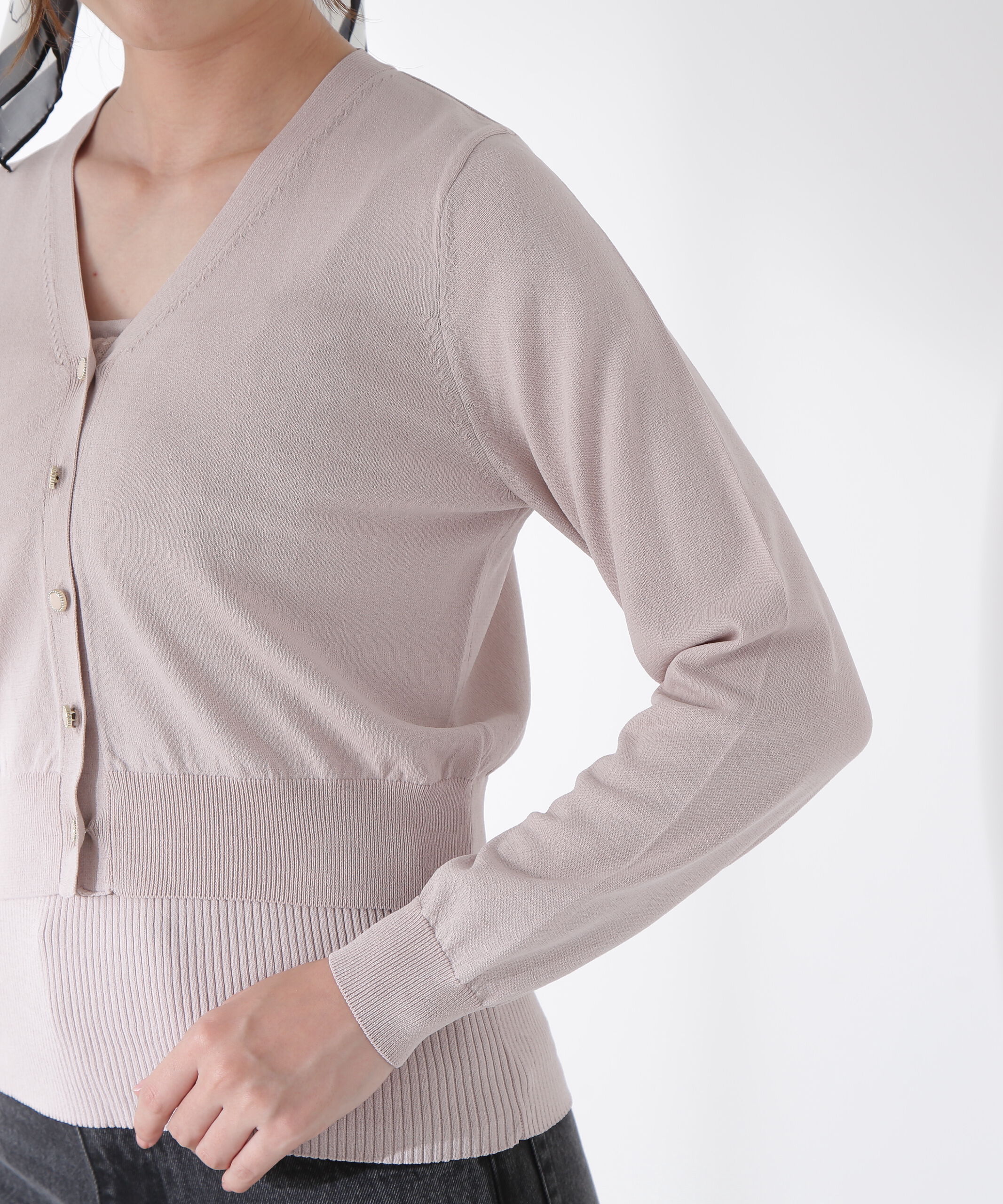 PROPORTION BODY DRESSING「チュール付きニットアンサンブル」|ニット・セーター|