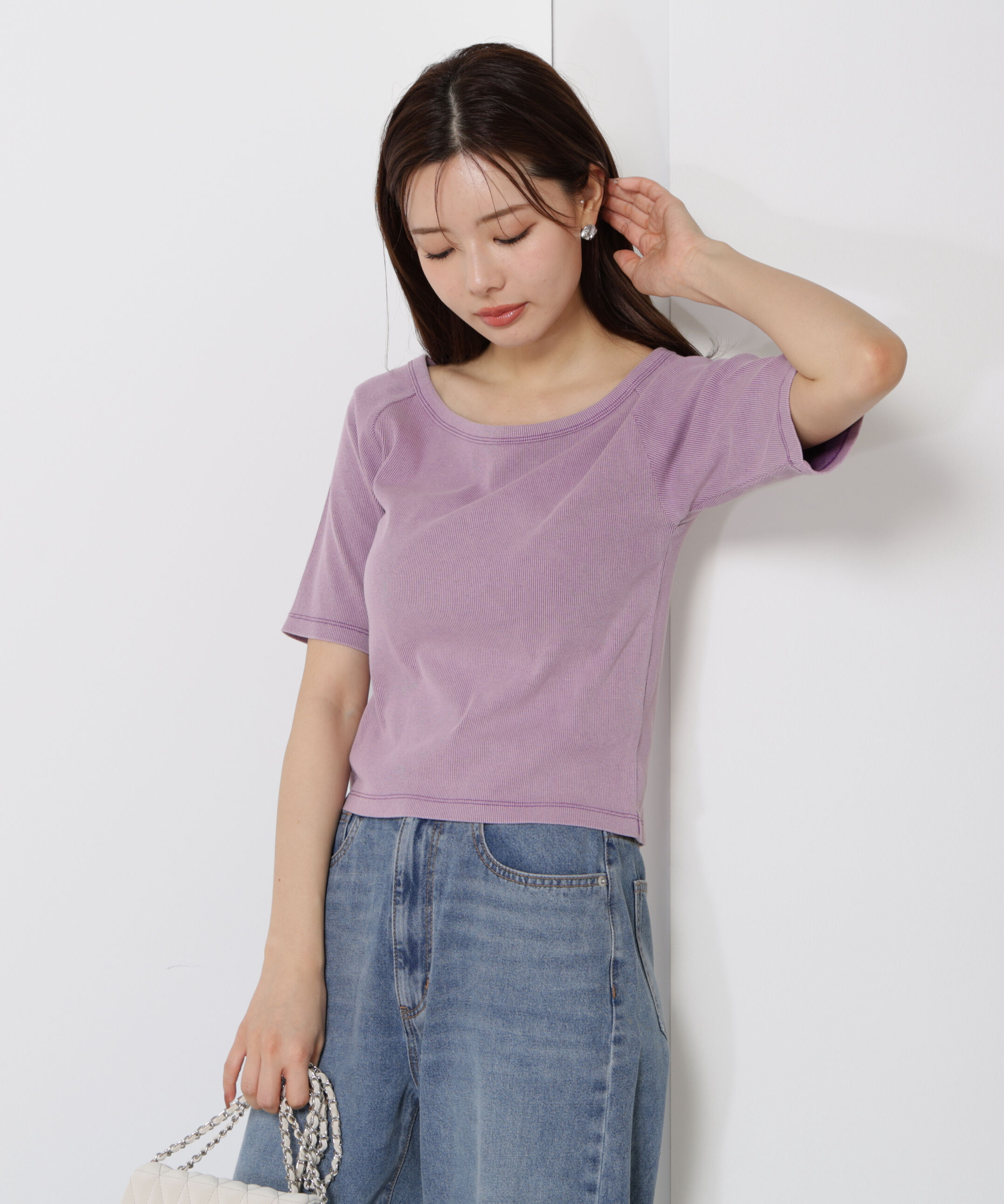 PROPORTION BODY DRESSING「ピグメントリブカットソー」|Tシャツ・カットソー|