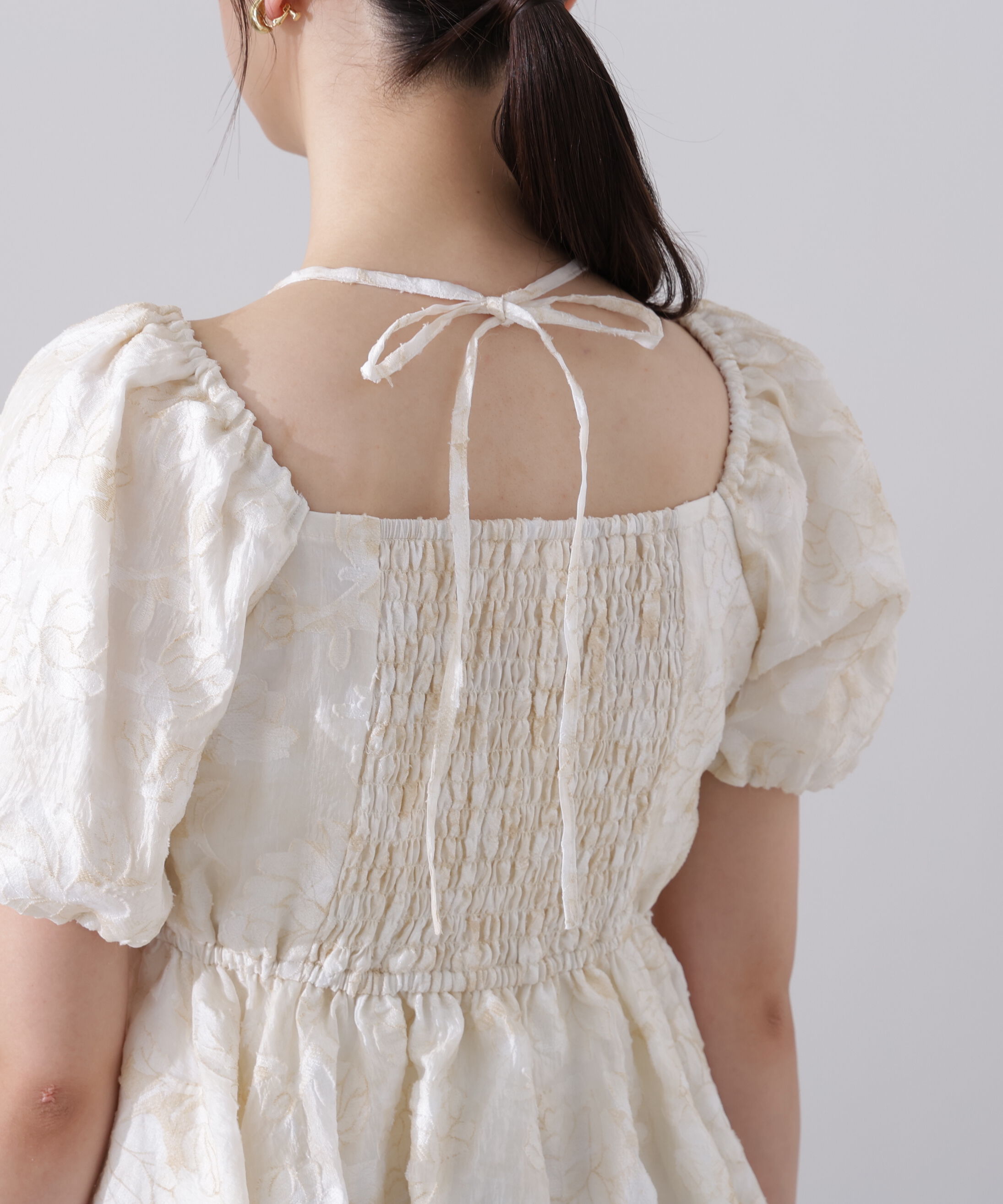 PROPORTION BODY DRESSING「バルーンスリーブペプラムセットアップ」|ワンピース|