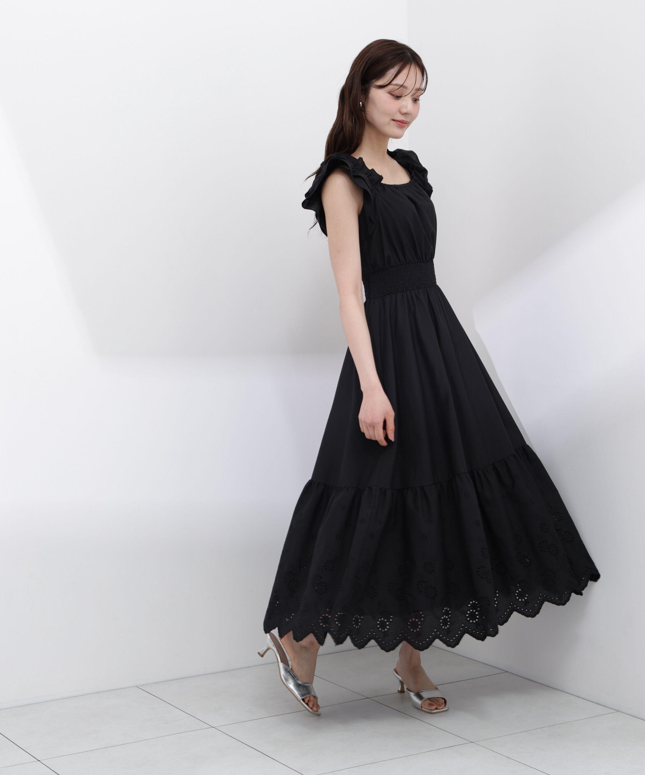 PROPORTION BODY DRESSING「〈EDIT COLOGNE〉コットンエンブロイダリーワンピース」|ワンピース|