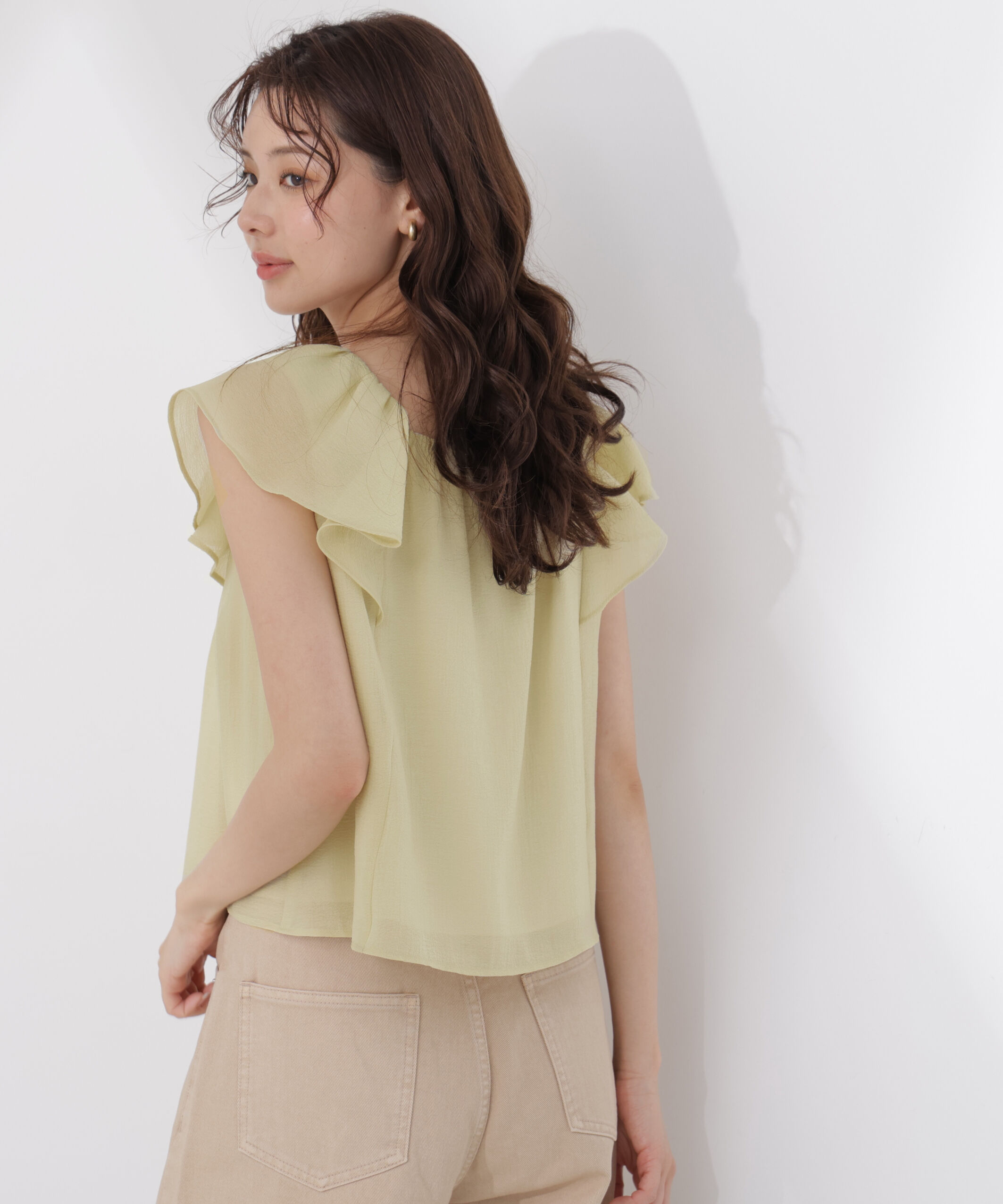 PROPORTION BODY DRESSING「ラッフルスリーブブラウス」|シャツ・ブラウス|