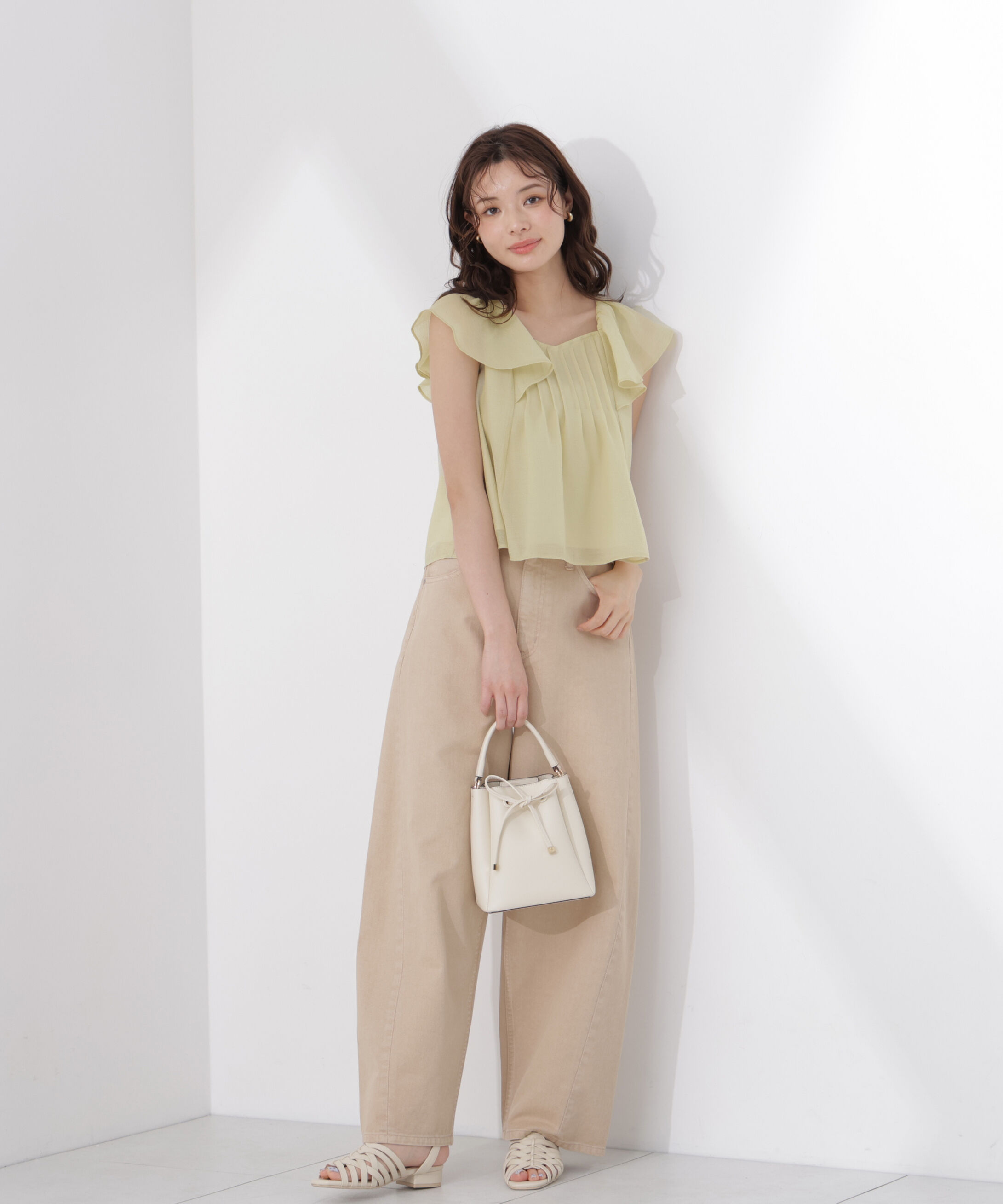PROPORTION BODY DRESSING「ラッフルスリーブブラウス」|シャツ・ブラウス|