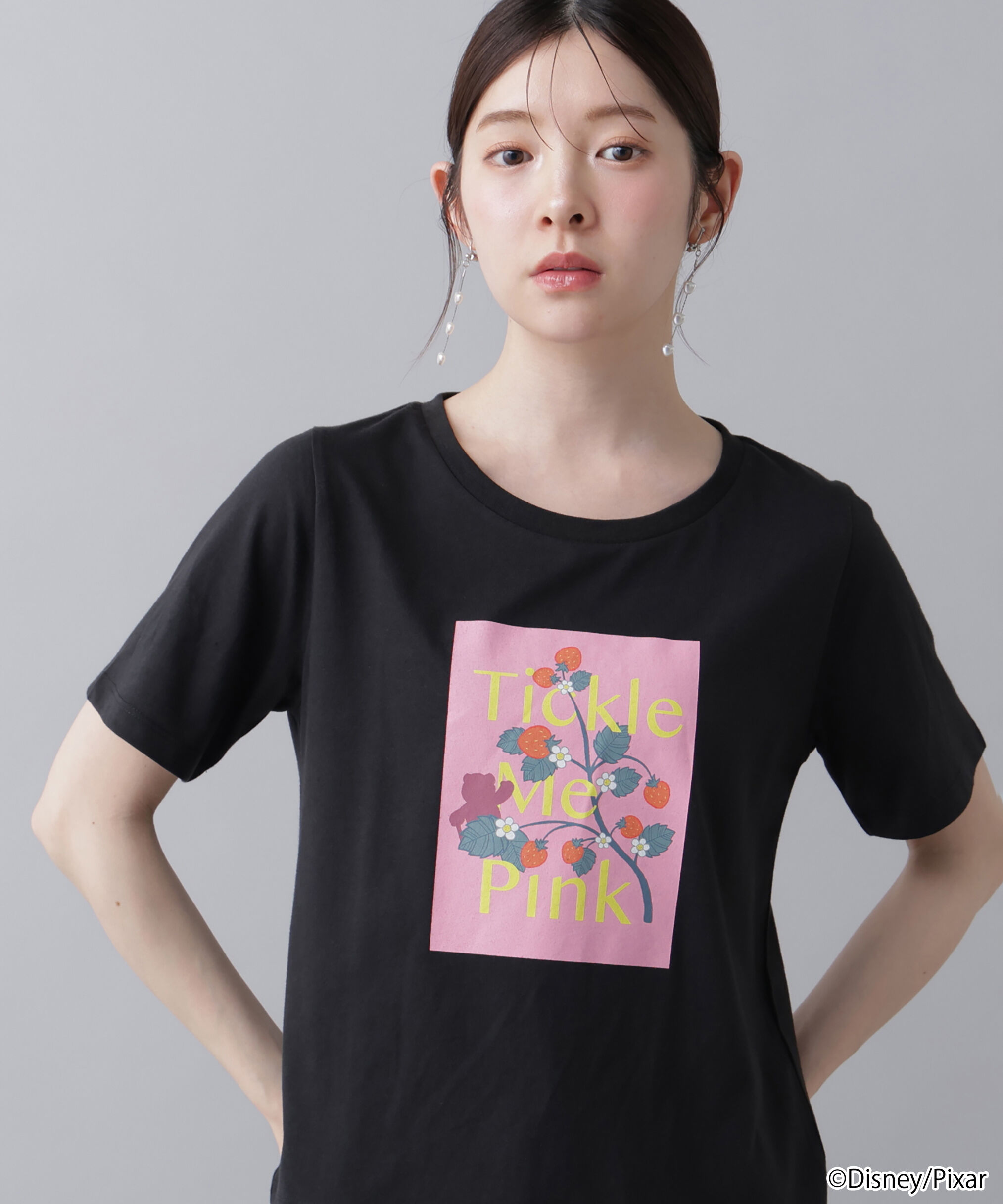 PROPORTION BODY DRESSING「ロッツォ／プリントＴシャツ」|Tシャツ・カットソー|ブラック