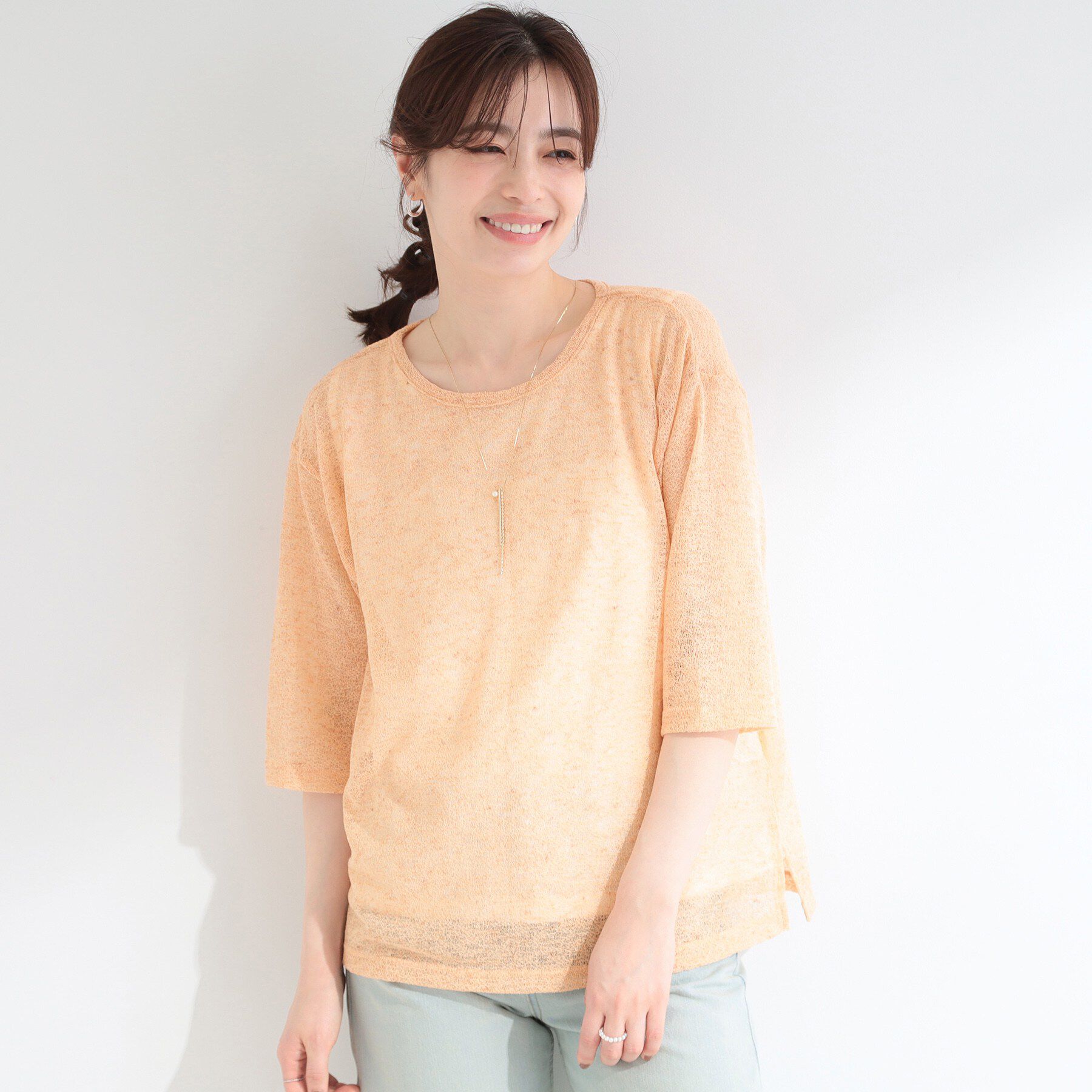 SHOO･LA･RUE「【2点セット】メランジシアートップス&times;タンクトップセット」|その他|