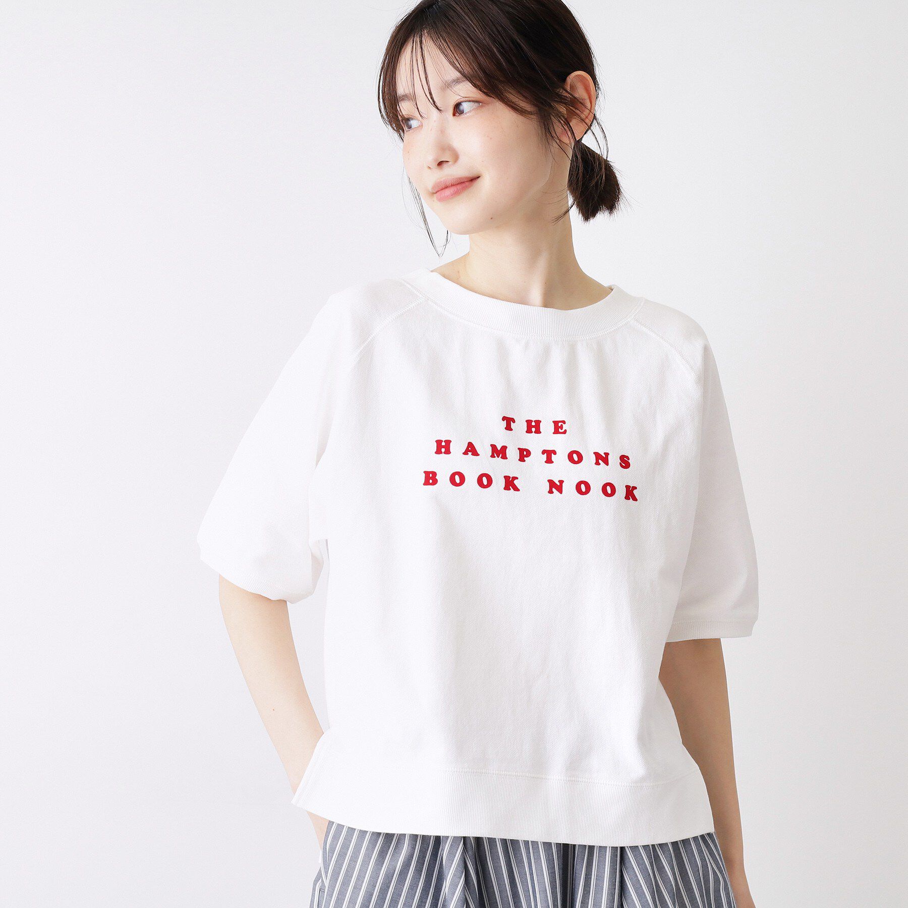 Dessin「【洗える】フロッキーロゴ裏毛プルオーバー」|Tシャツ・カットソー|