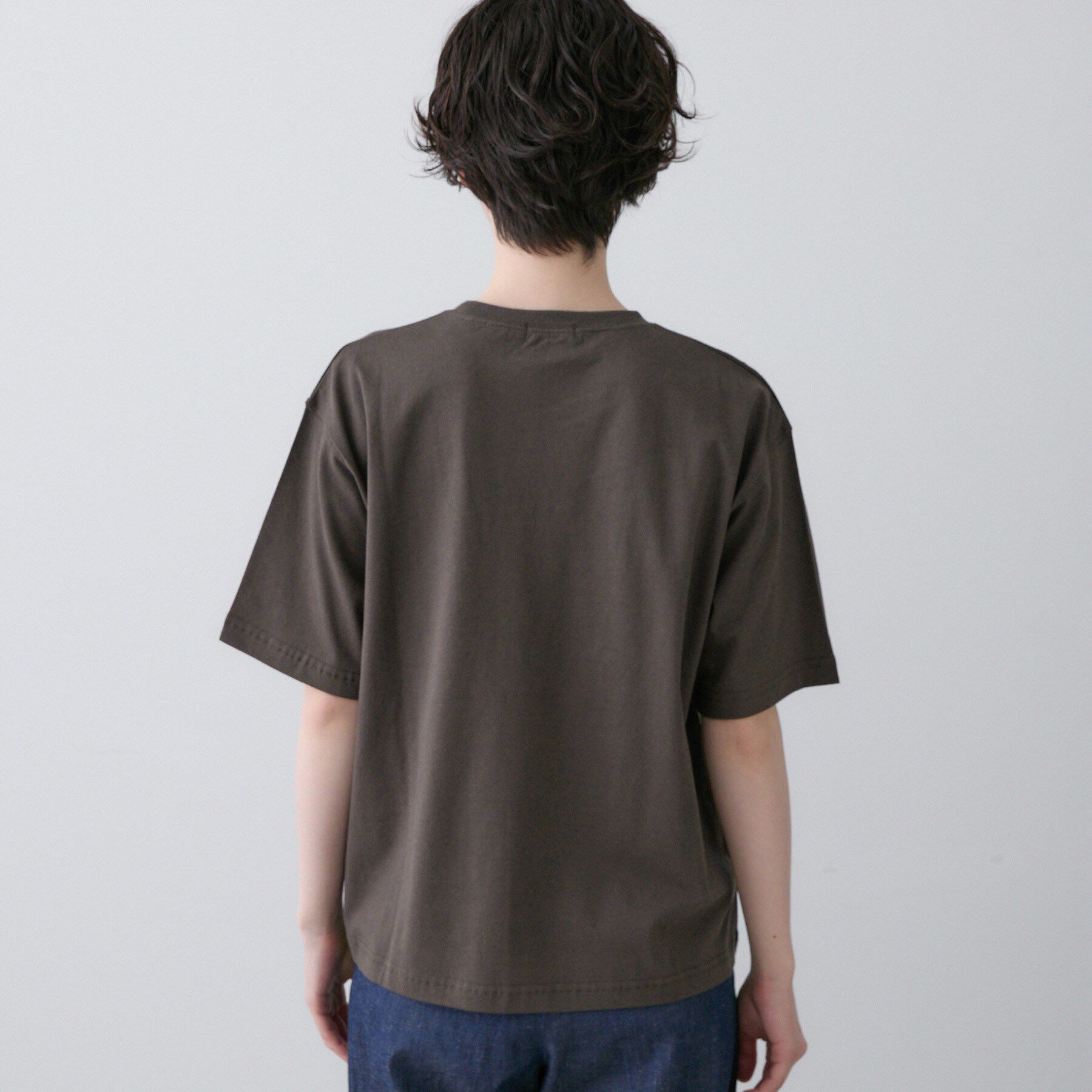 Dessin「【洗える】オーガニックコットンロゴTシャツ」|Tシャツ・カットソー|