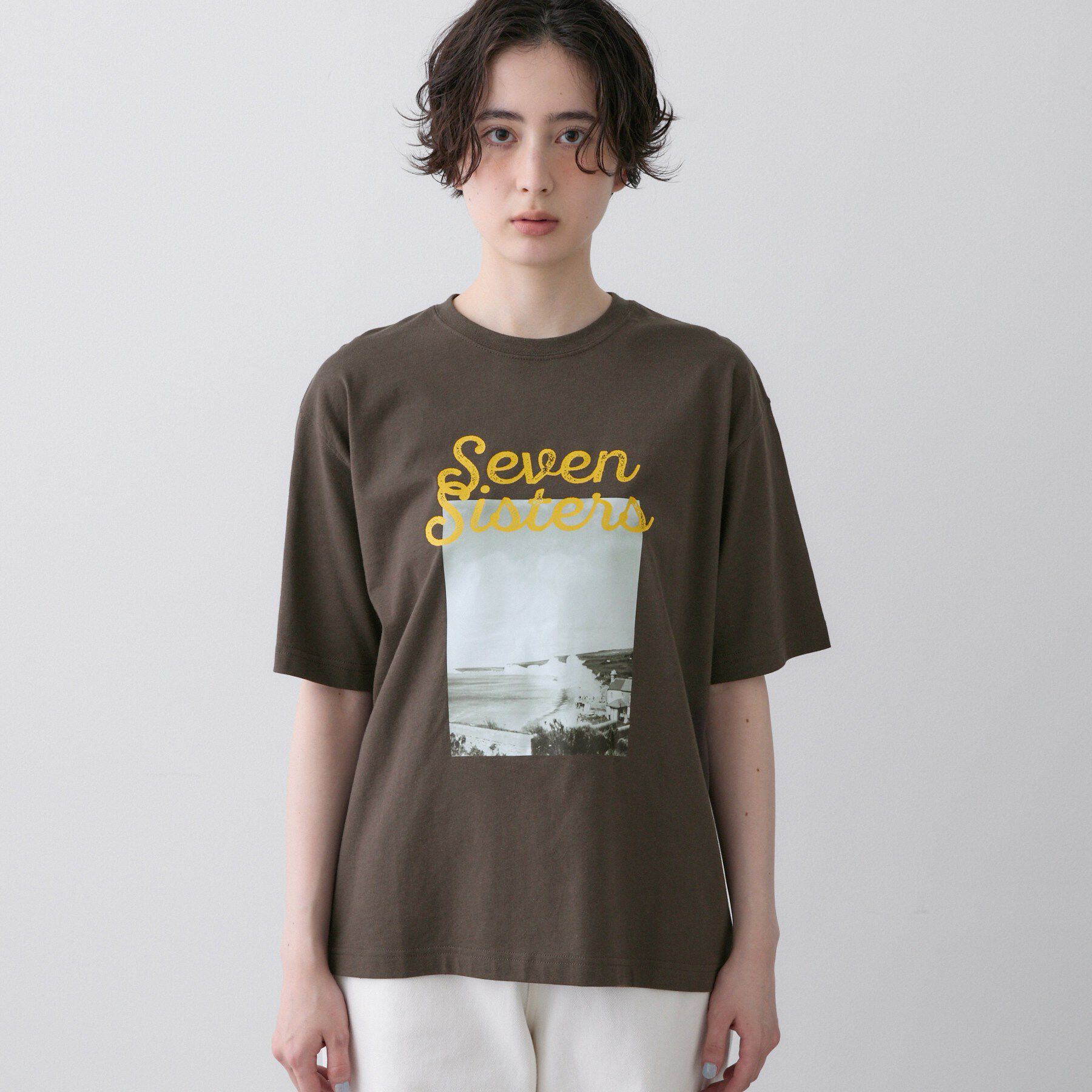 Dessin「【ユニセックス/洗える】オーガニックロゴTシャツ」|Tシャツ・カットソー|
