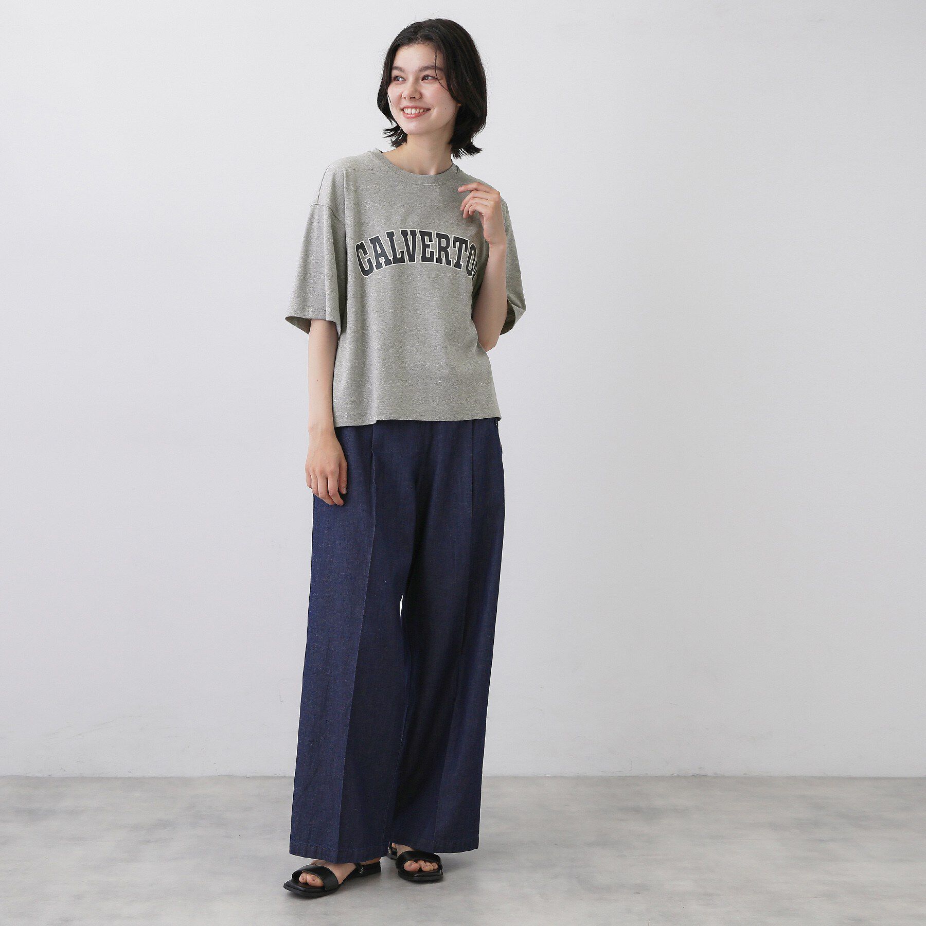 Dessin「【撥水加工】ロゴプリントTシャツ」|Tシャツ・カットソー|